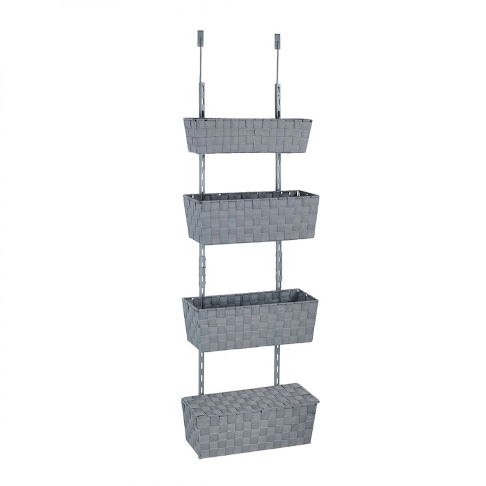 Rəf Wenko Adria, 141x42x16 sm, polad/poliester, boz