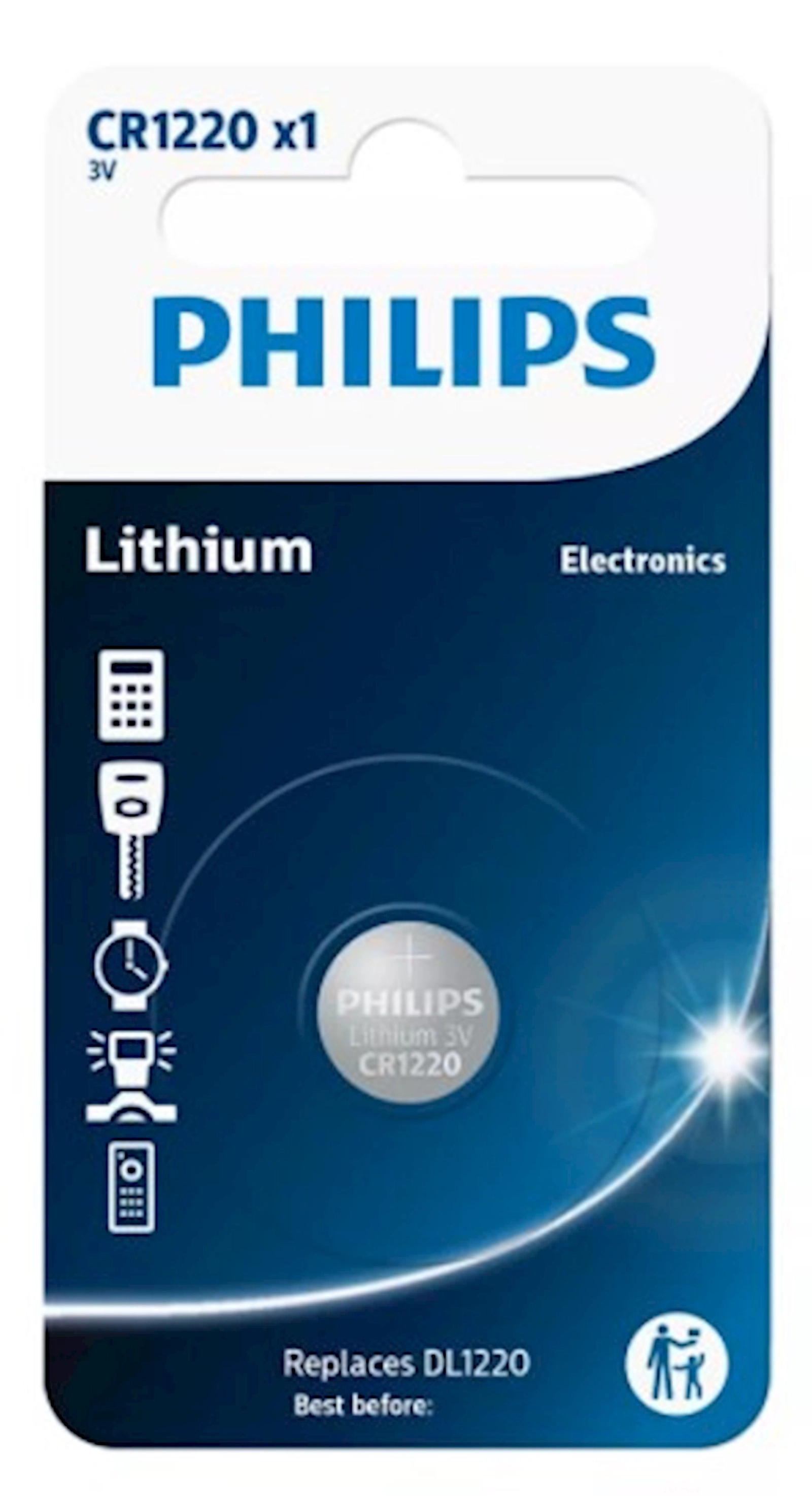 Batareya Philips CR1220