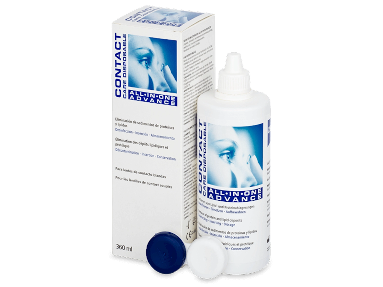 Kontakt linzalar üçün həll Zeiss Contact Care Disposable, 360 ml