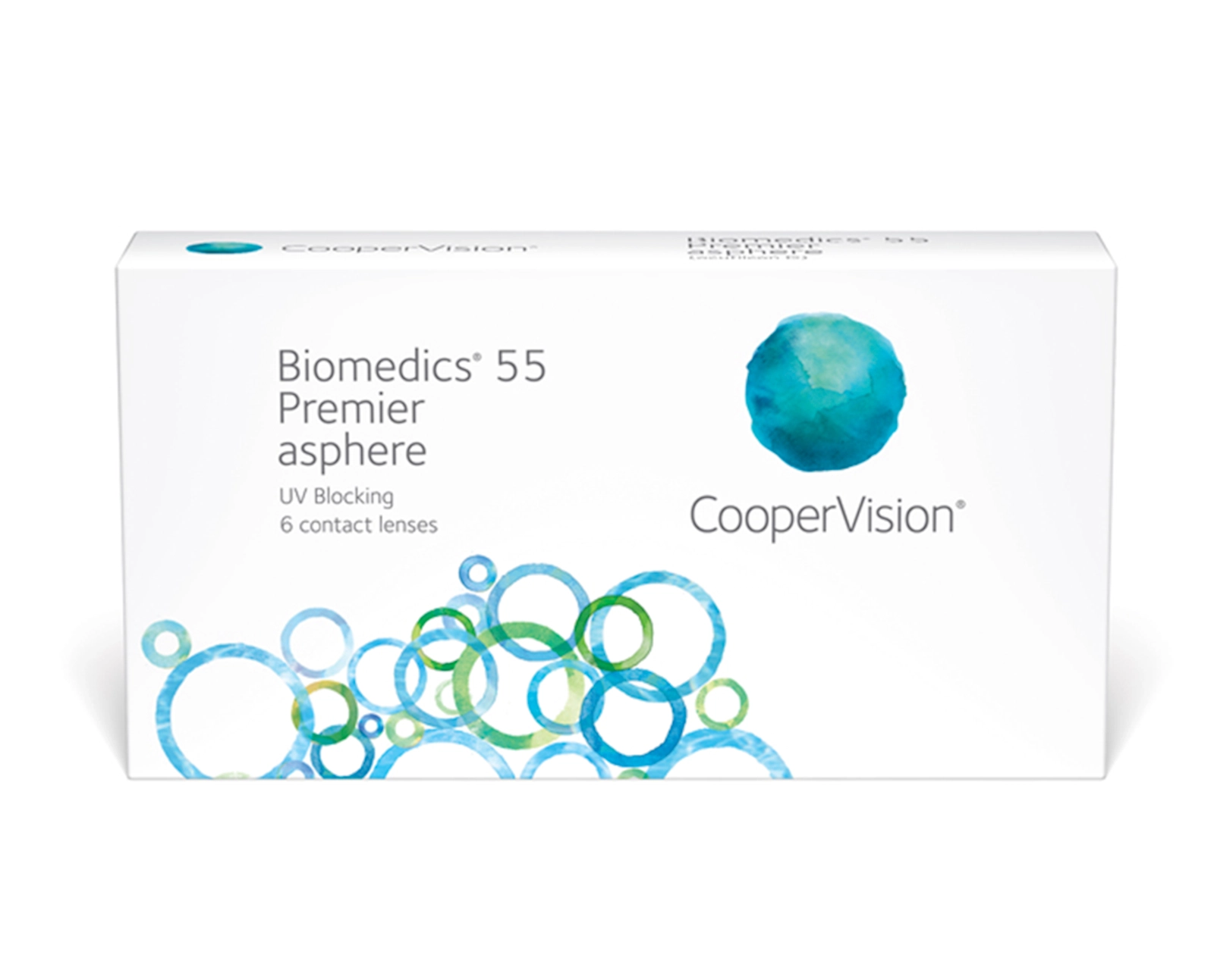 Kontakt linzalar CooperVision 55 Premier Asphere UV, 1 ay, -6.00/8.6/14.2, 6 ədəd