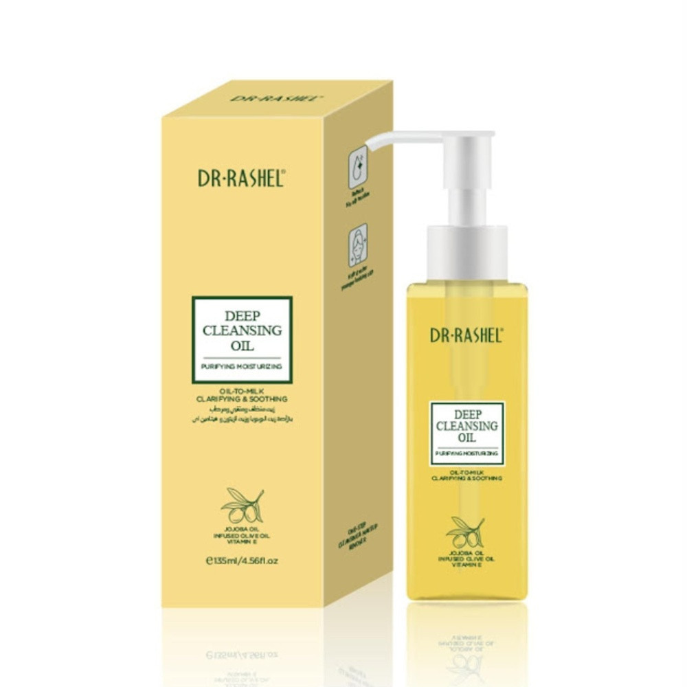 Hidrofil yağı Dr.Rashel Deep Cleansing Oil jojoba yağı ilə 135 ml