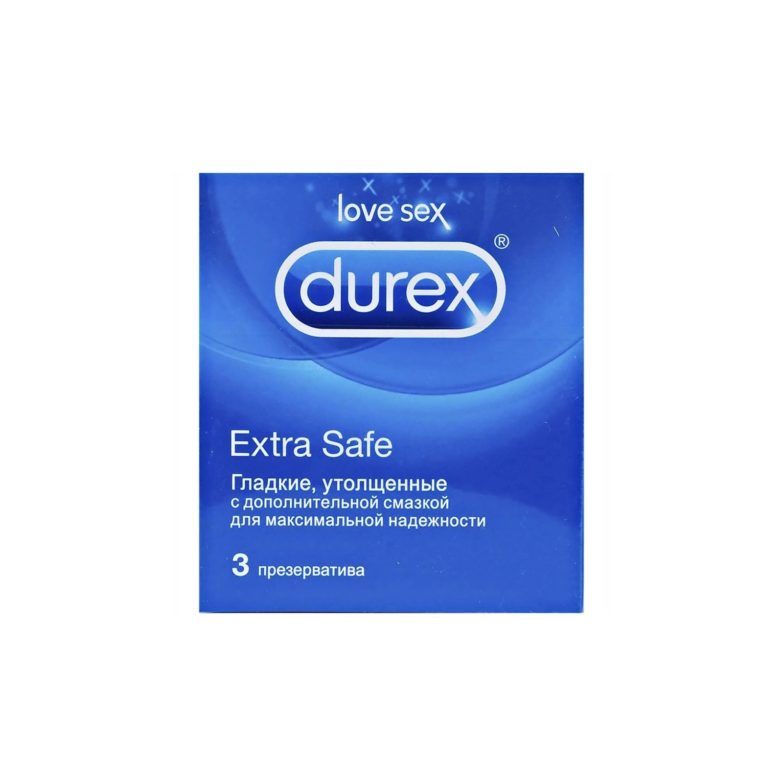 Prezervativlər Durex Extra Safe 3 ədəd