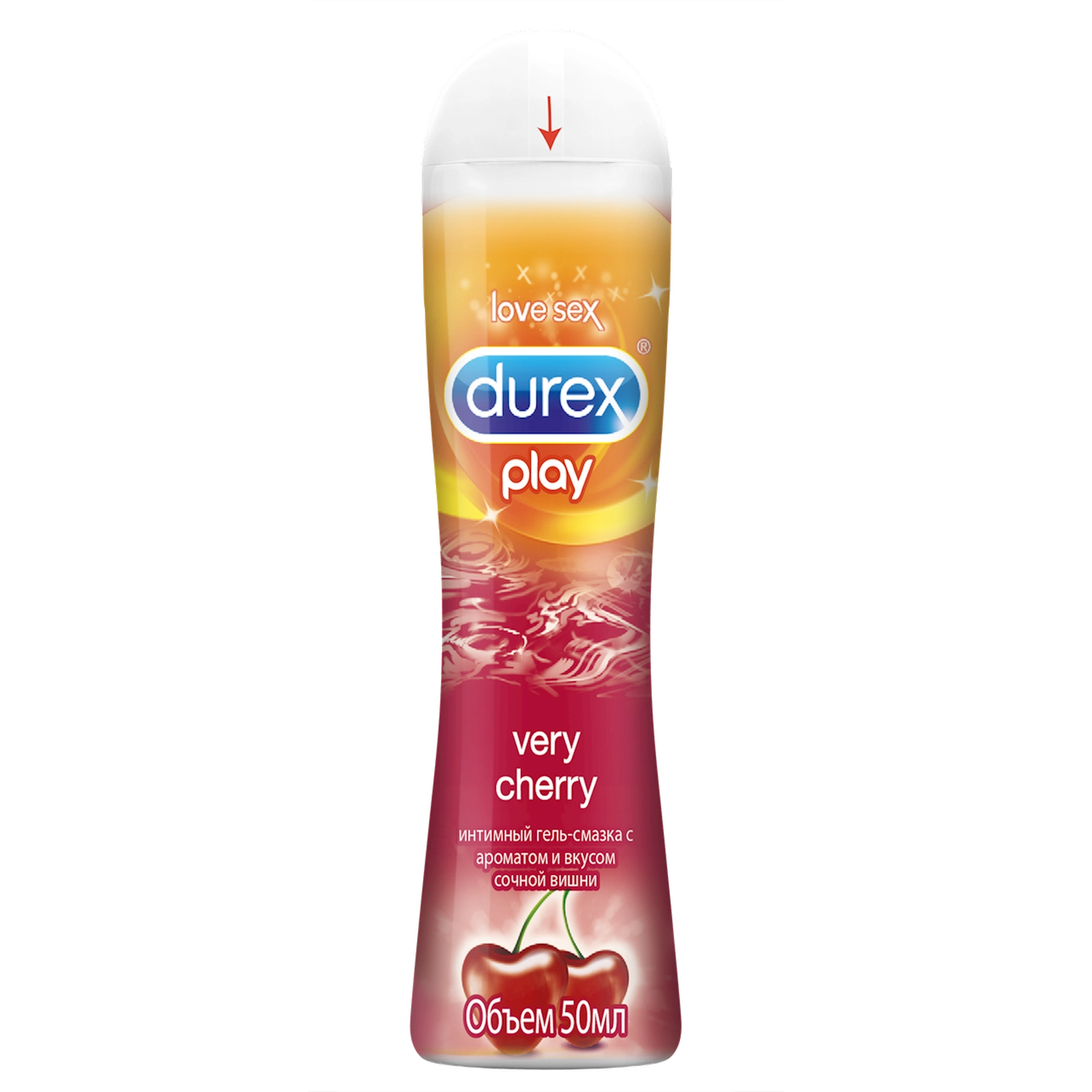 İntim gel-yumşaldıcı Durex Play Cherry Very Şirəli albalı ətir və dadı ilə 50 ml