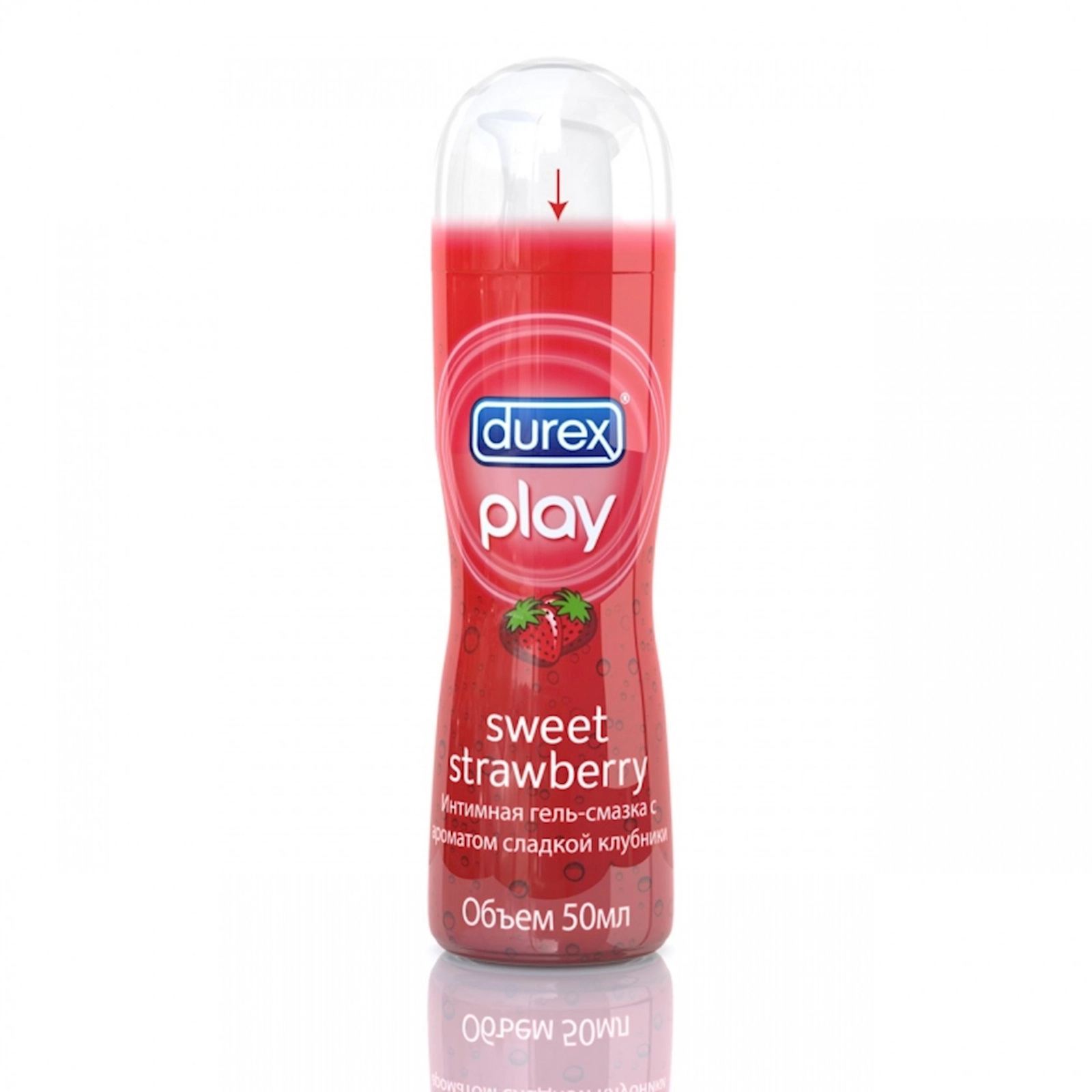 İntim gel-yumşaldıcı Durex Play Sweet Strawberry Şirin çiyələk ətri ilə 50 ml