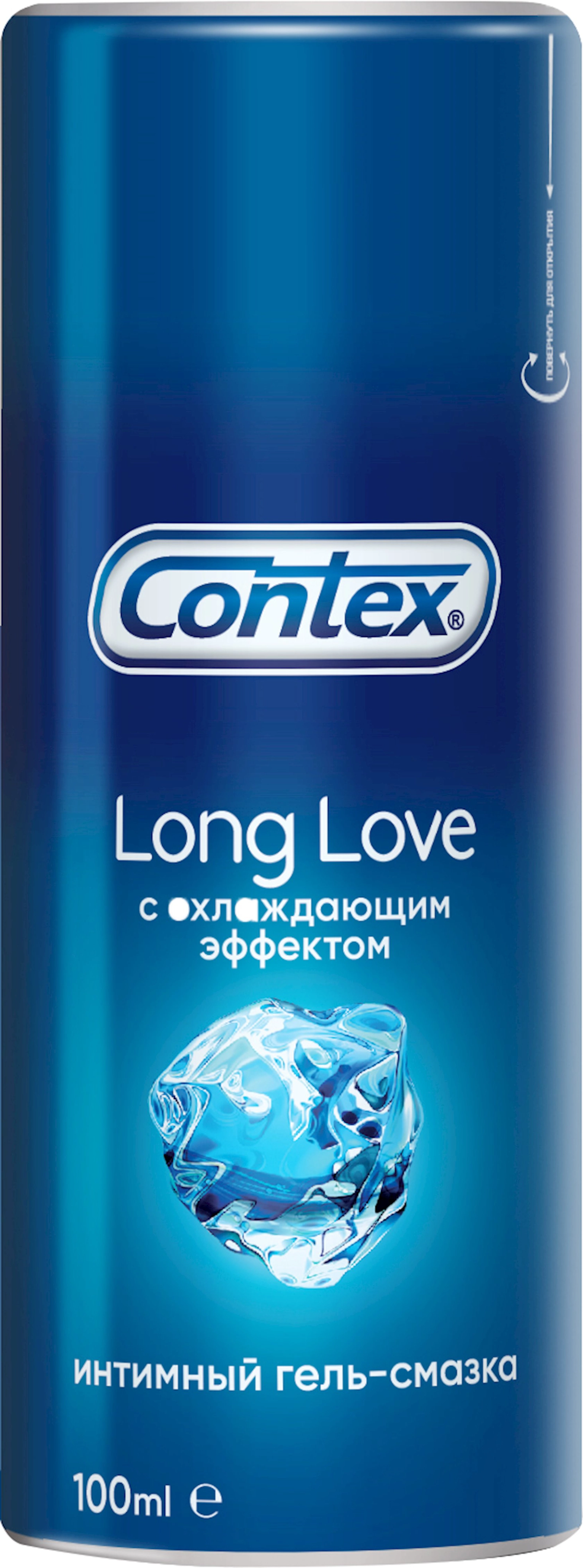 İntim gel-yumşaldıcı Contex Long Love Soyutma effekti ilə 100 ml