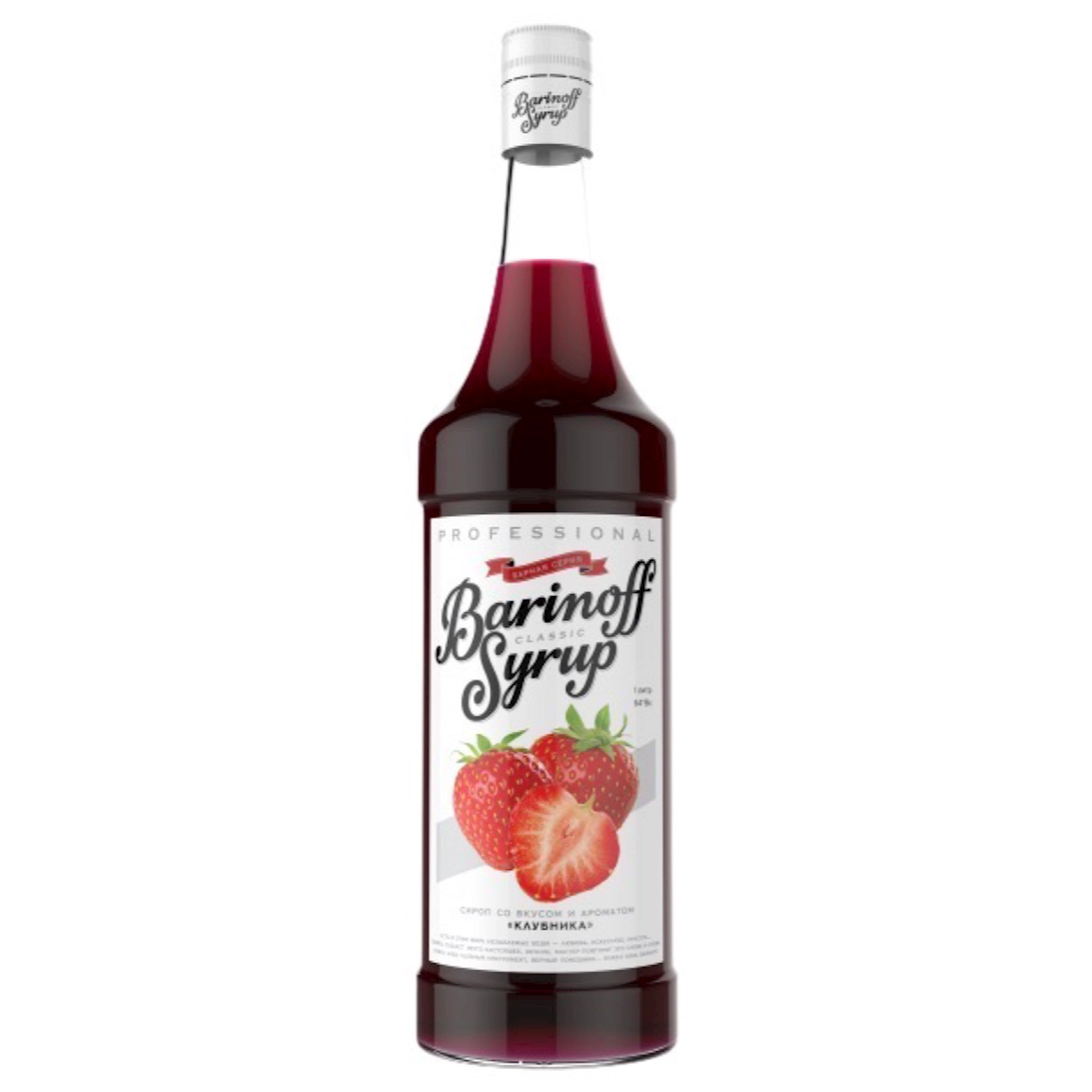 Sirop Barinoff Çiyələk, 1000 ml