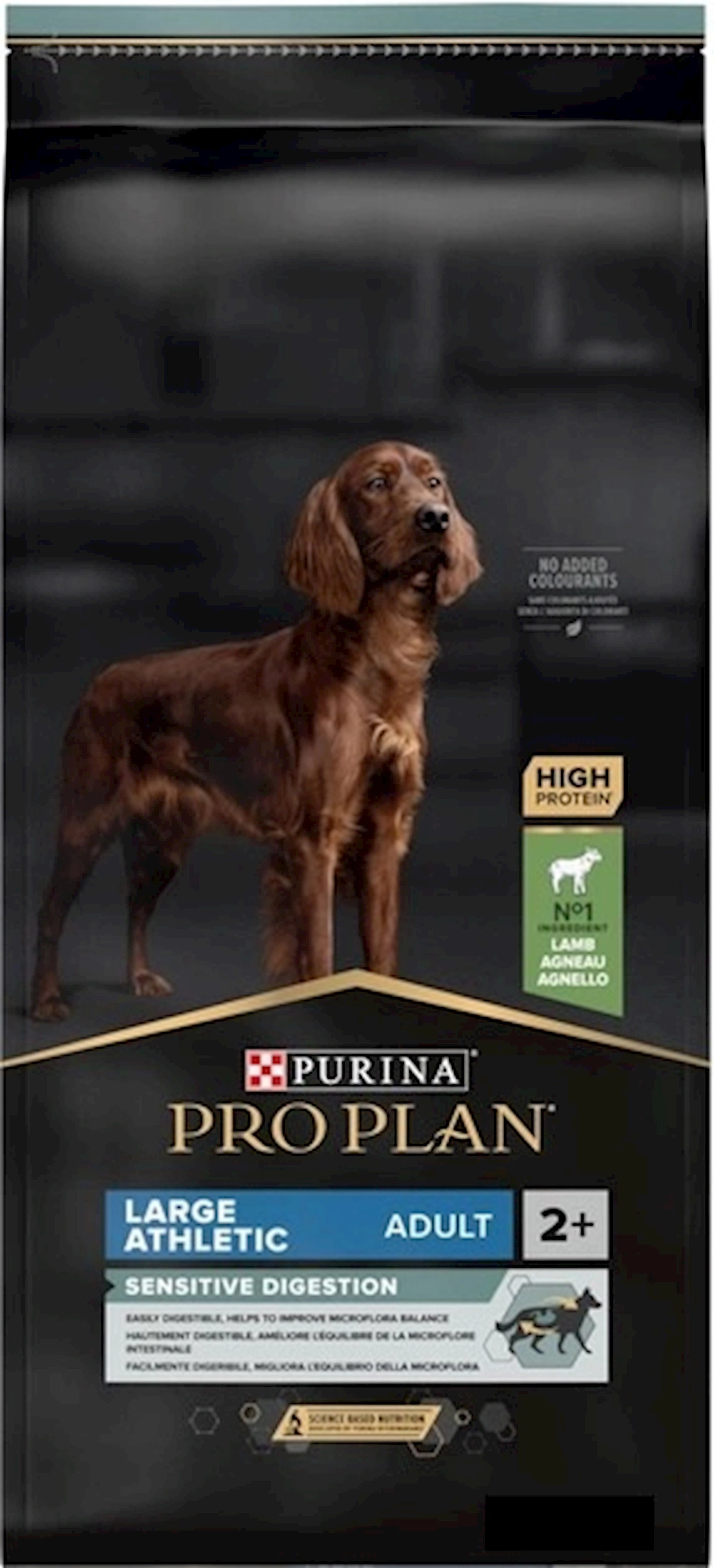 Quru yem Purina ProPlan Large Athletic Sensitive Digestion Adult yetkin itlər üçün, quzu əti ilə, çəki ilə 1 kq