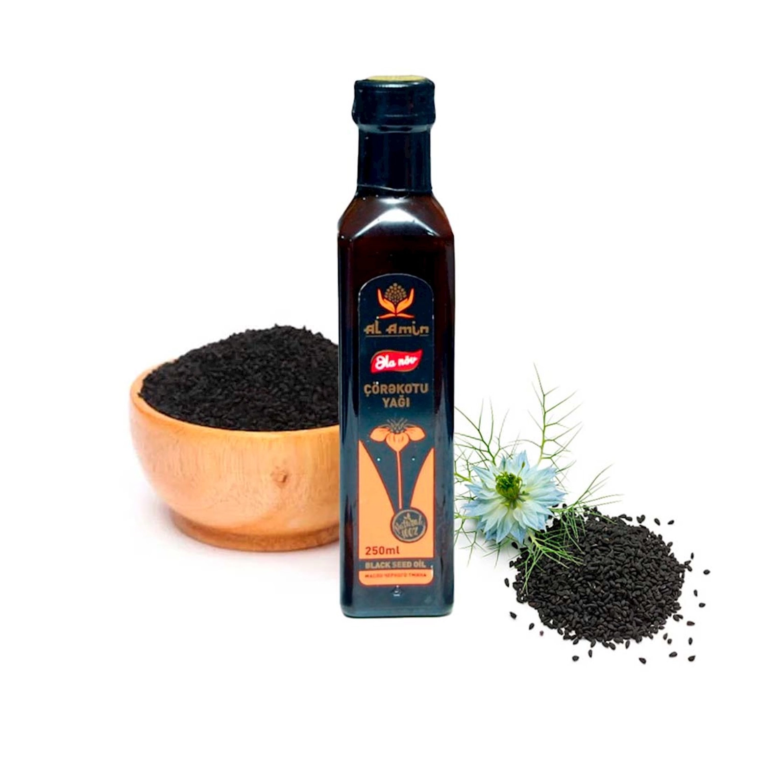 Qara çörəkotu yağı Al Amin Orange, 250 ml