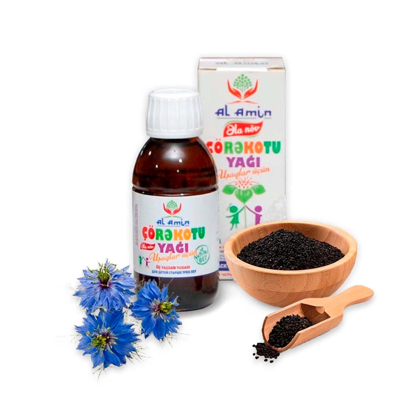 Qara çörəkotu yağı Al Amin Kids, 100 ml