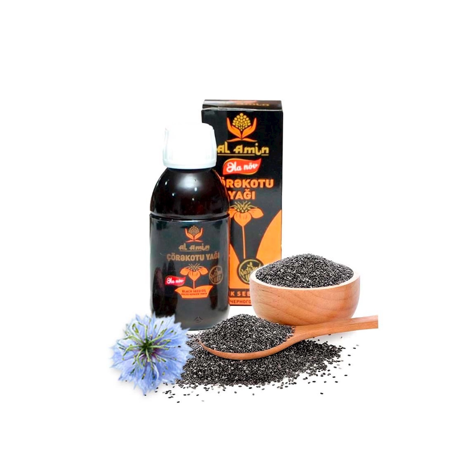 Qara çörəkotu yağı Al Amin Orange, 125 ml