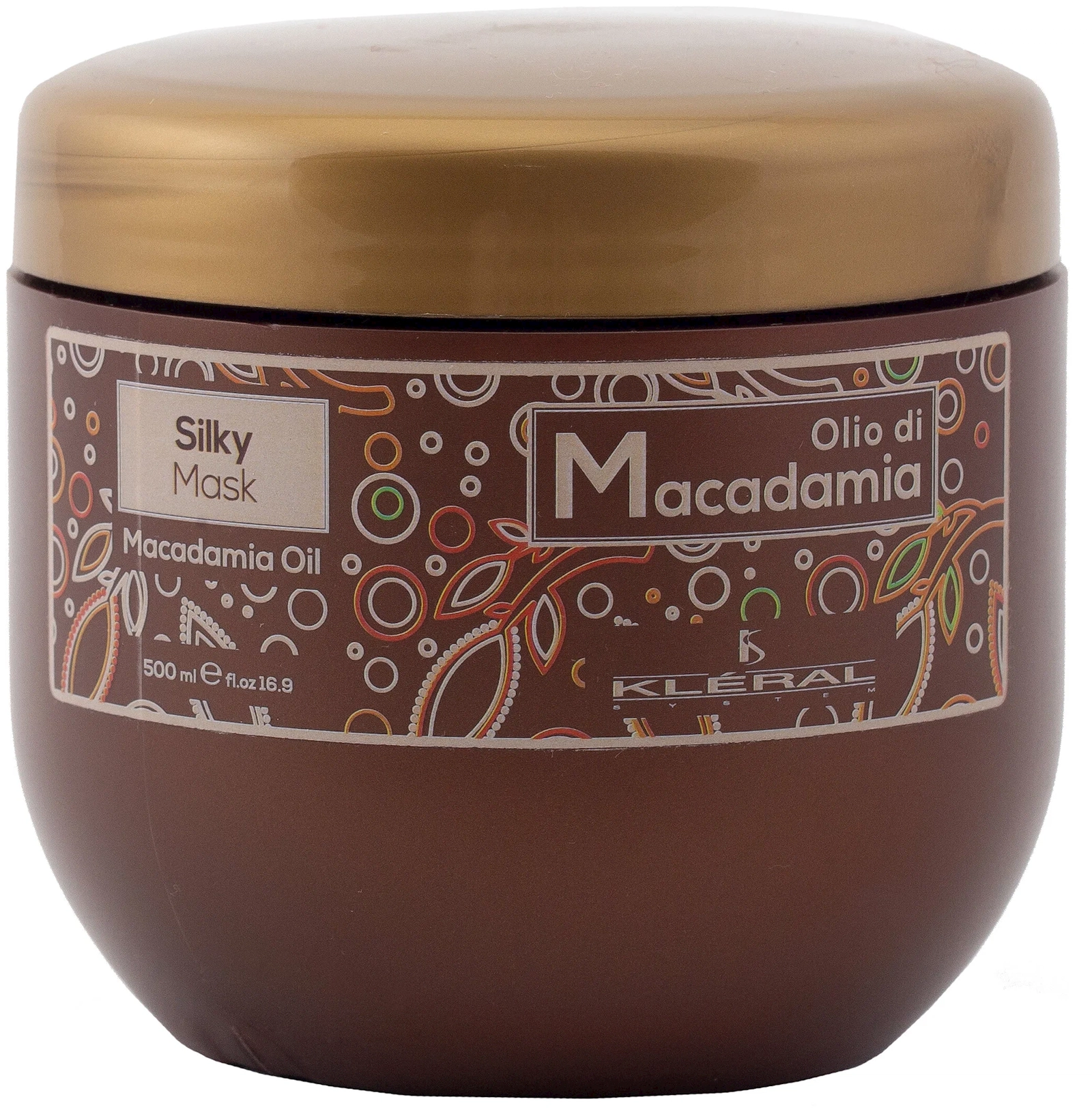 Saç üçün maska Kleral System Olio Di Macadamia Silky, 500 ml