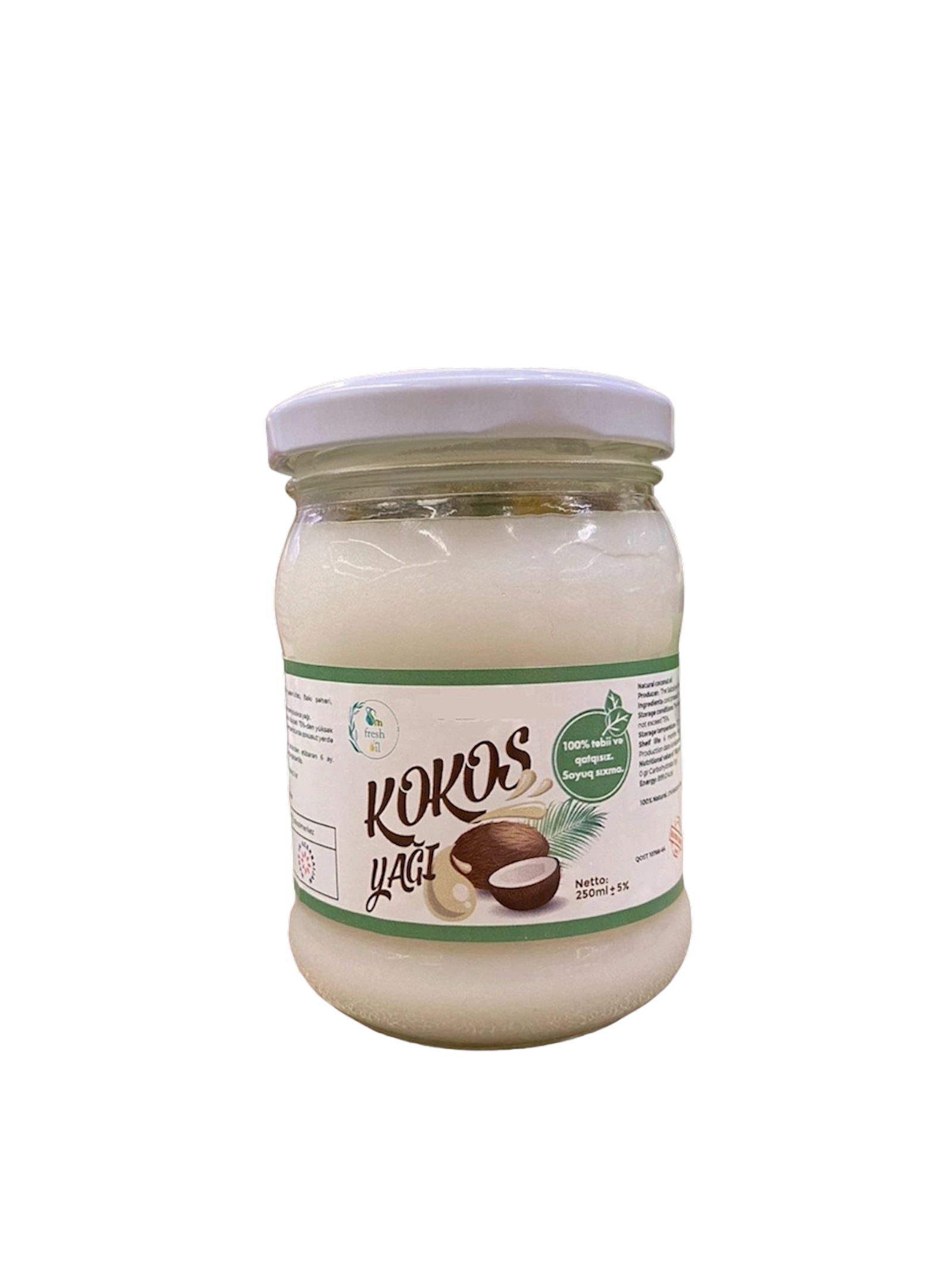 Kokos yağı SM Fresh oil, 250 ml