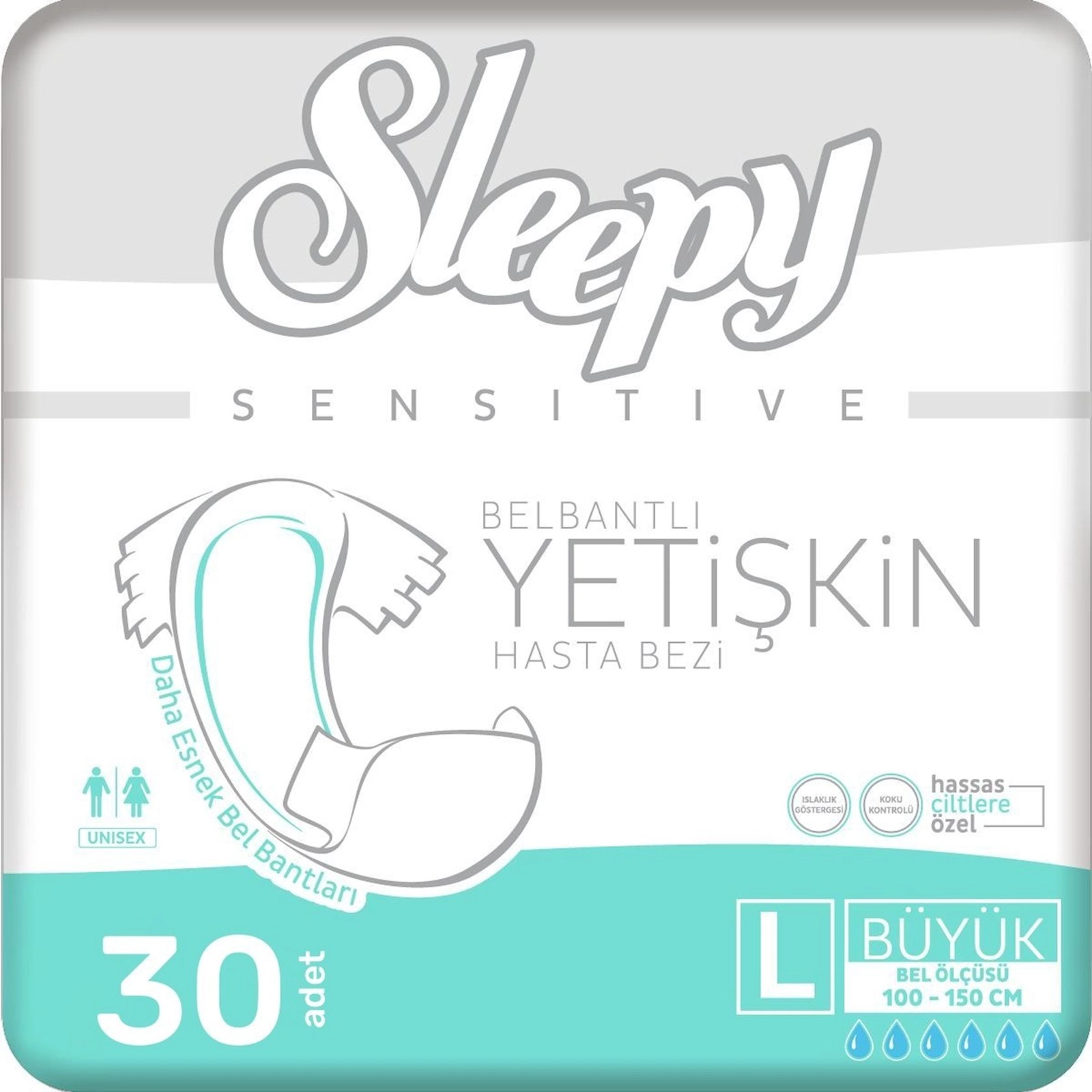 Böyüklər üçün bez Sleepy Sensitive Large 30 əd