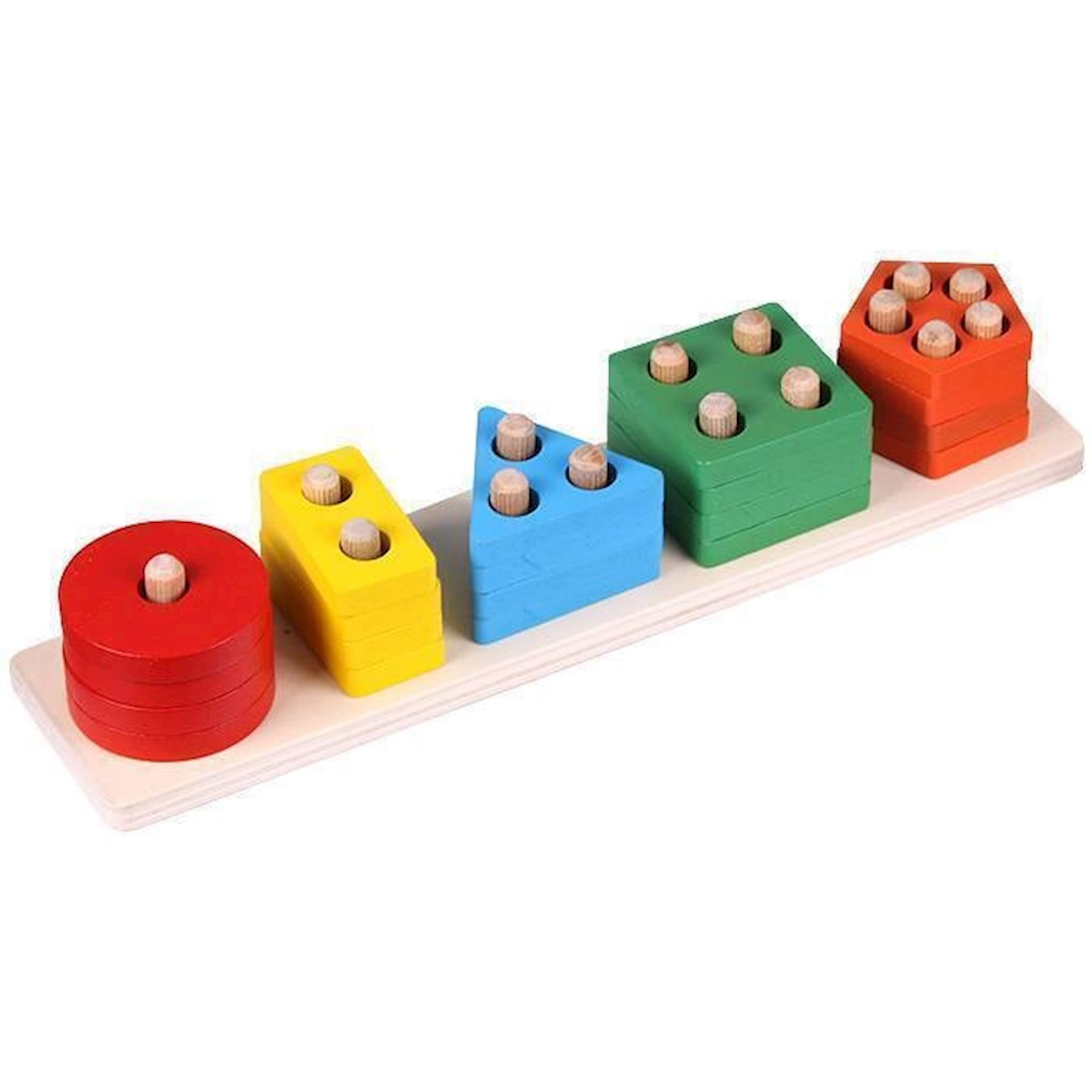 Sorter 7305, 7x30 sm, 5 fiqurlar növü ilə, taxta