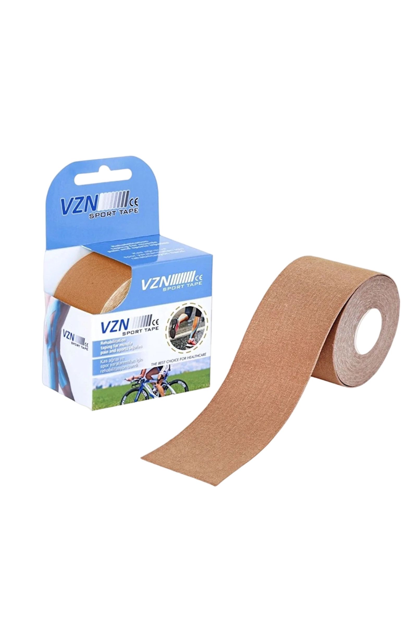 Kinezio teyp VZN Medical Equipment, 5x500 sm, bej