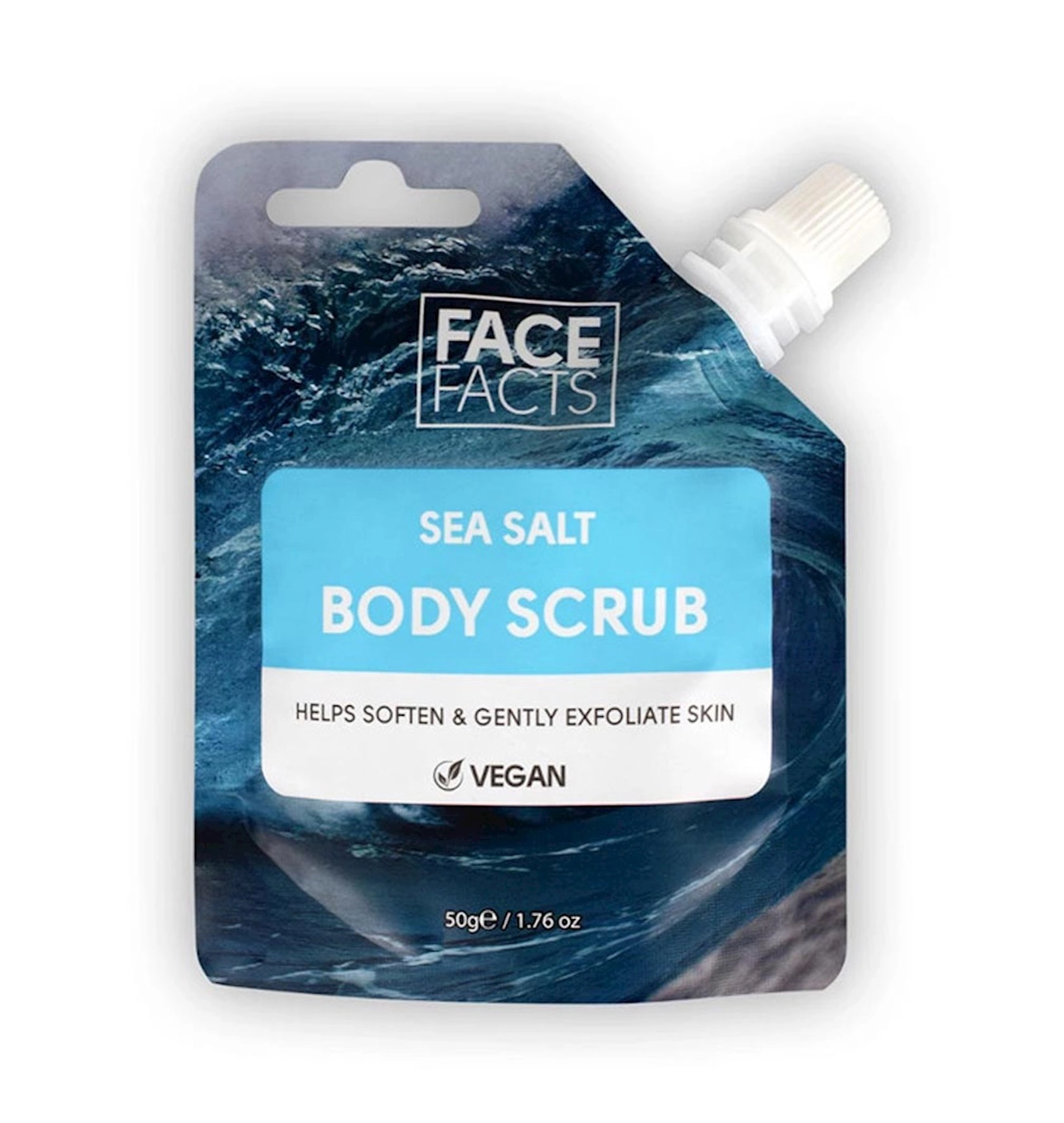 Bədən üçün skrab Face Facts Sea Salt 50 q