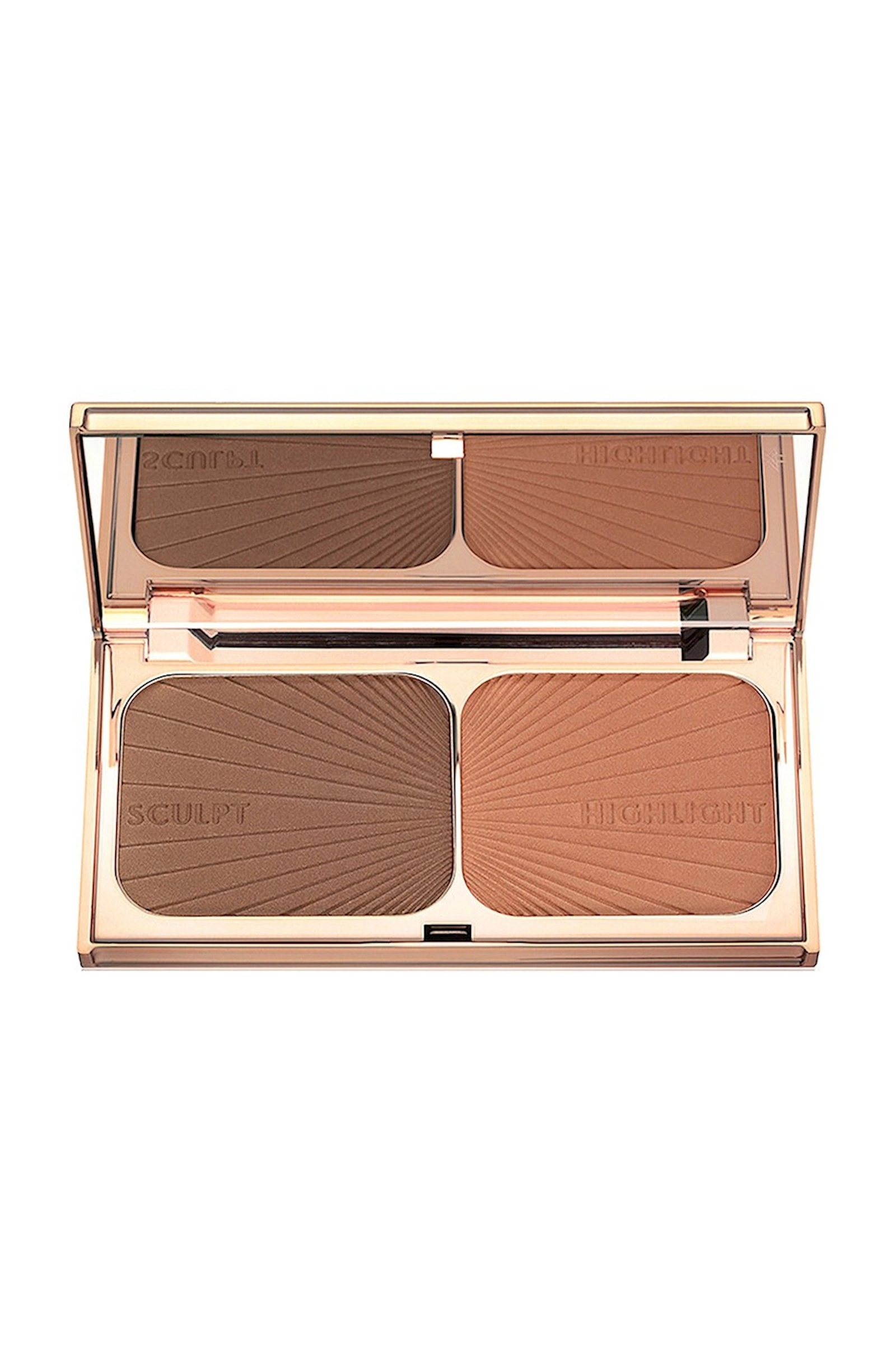 Haylayter və bronzer paleti Charlotte Tilbury Bronze & Highlighter 16 q