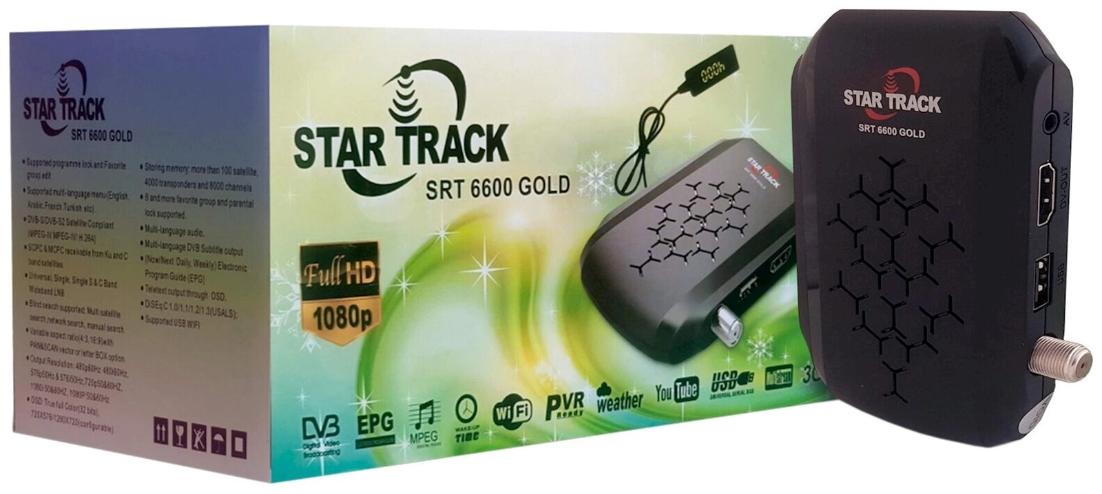 Resiver StarTrack SRT-6600 Gold