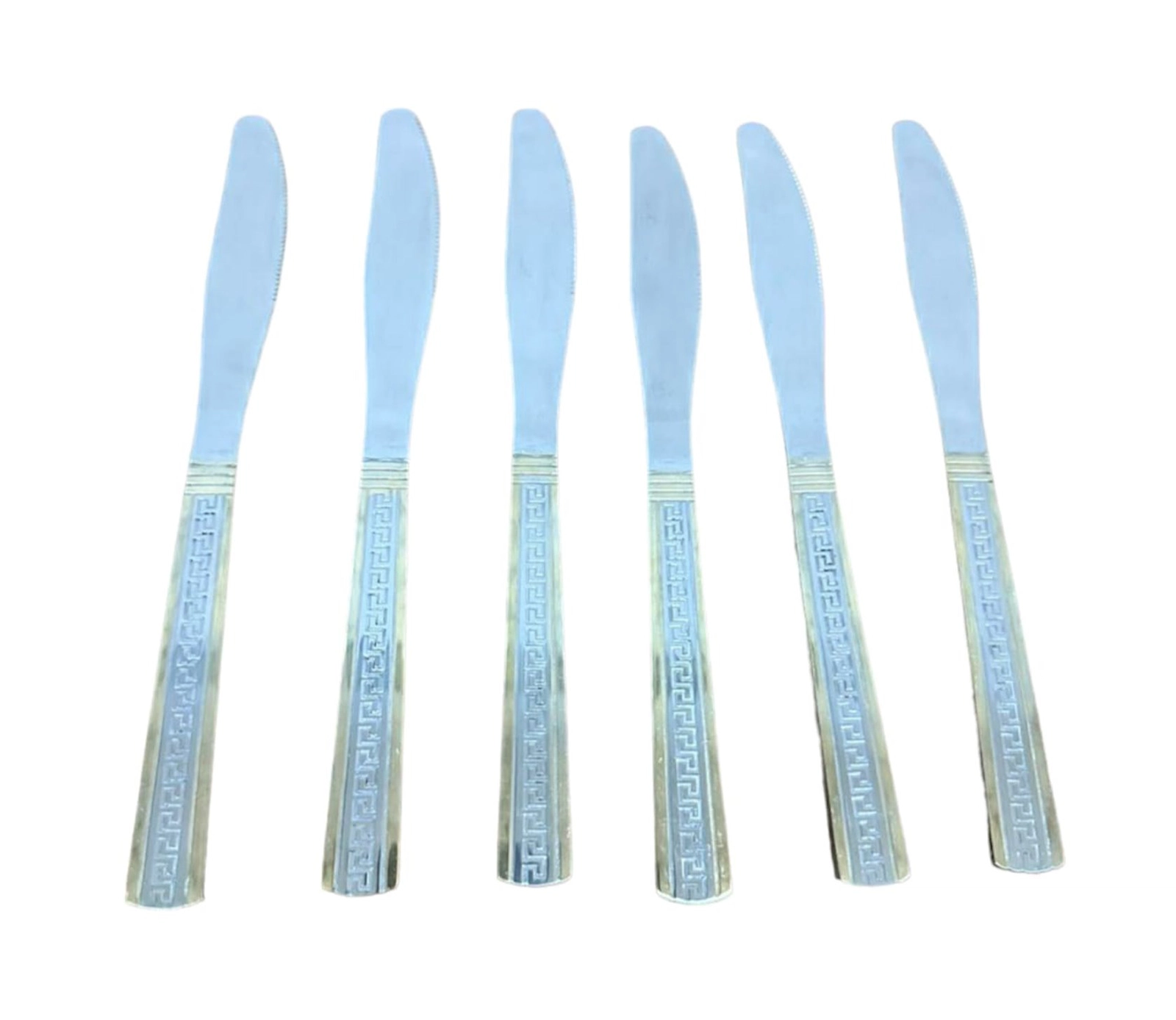 Nahar bıçağı dəsti Versagi K083, 6 parça, 23 sm, gümüşü