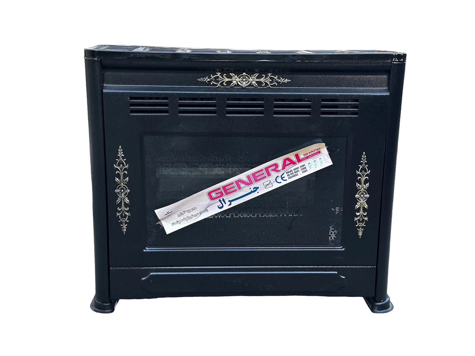 Soba AHK-14-MN-01, 830х710х270 mm, qara