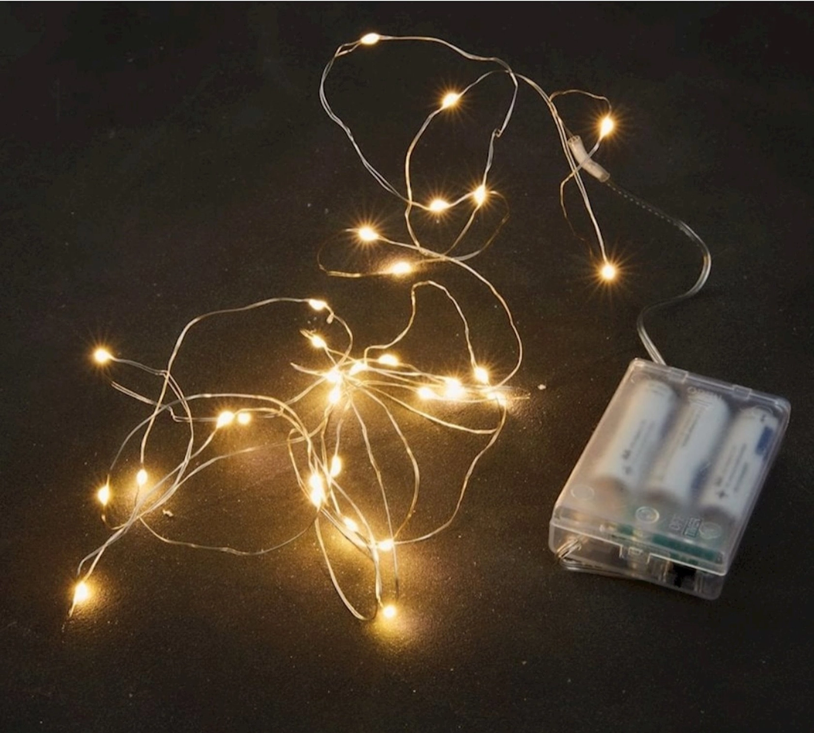 Yeni il üçün LED çələng A_2023300, PVC, 3 m, 30 lamp, şəffaf