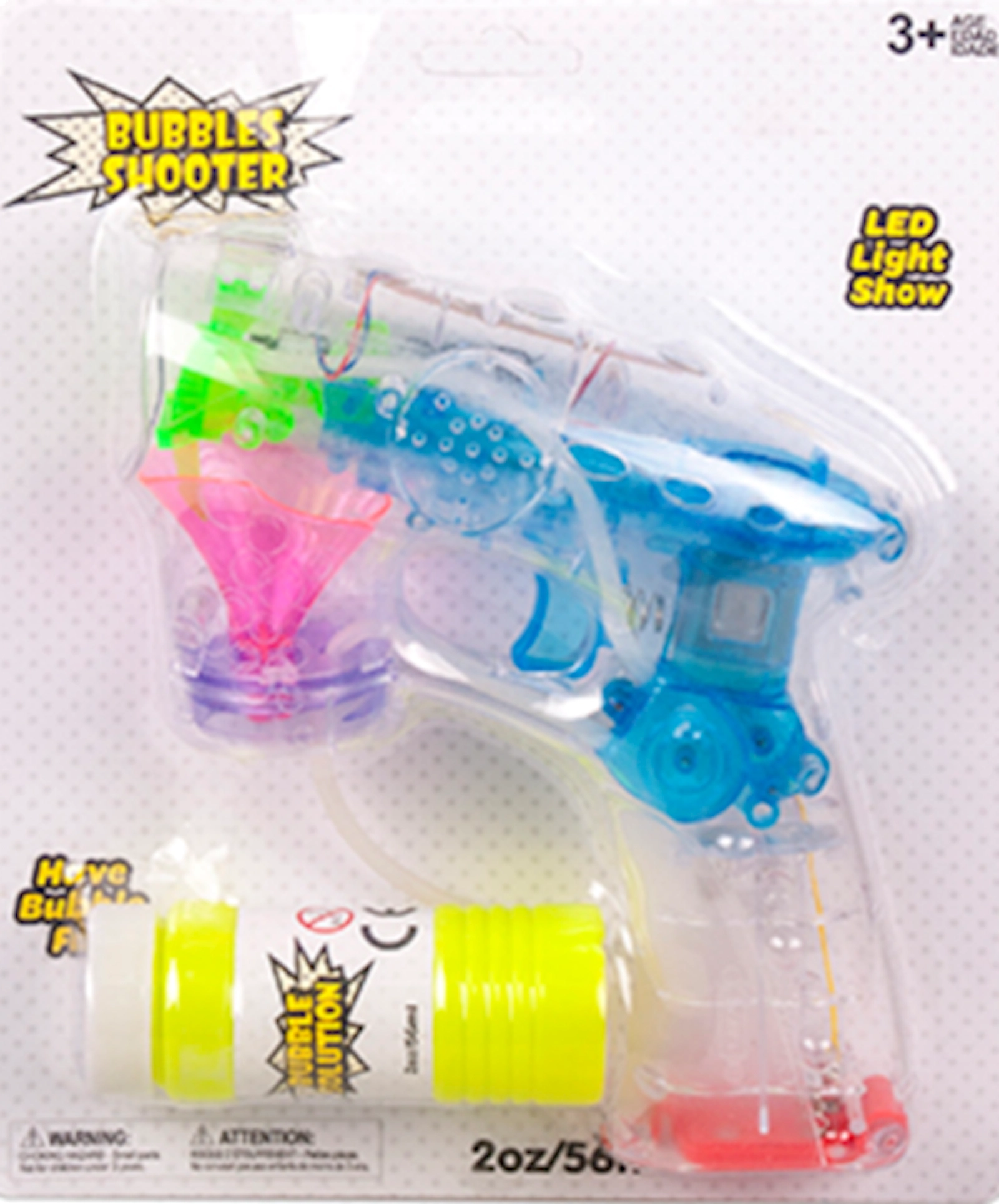 Sabun köpükləri oyuncağı Miniso Bubble Gun, şəffaf, plastik, 3+ yaş