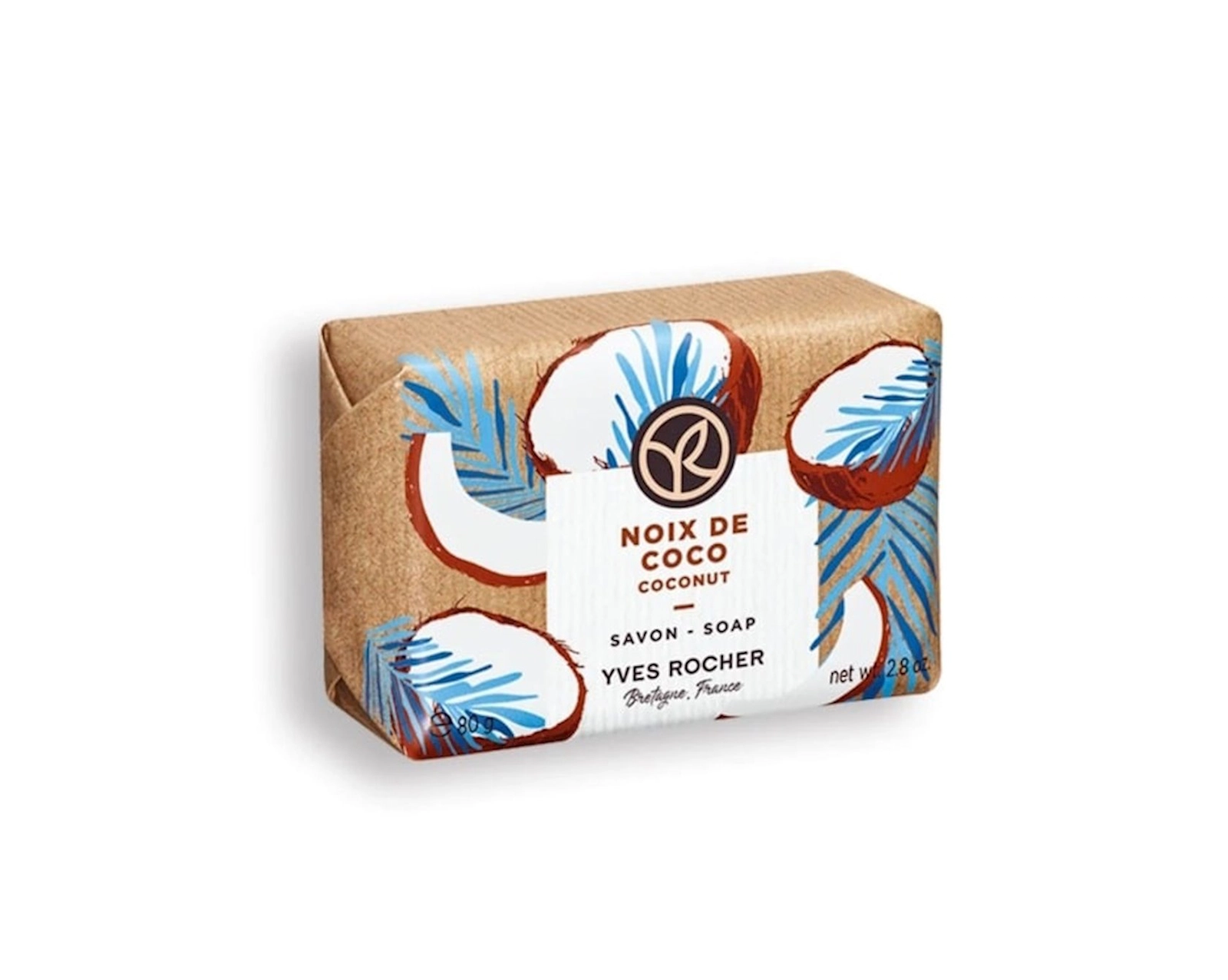 Sabun Yves Rocher Coconut, 80 q