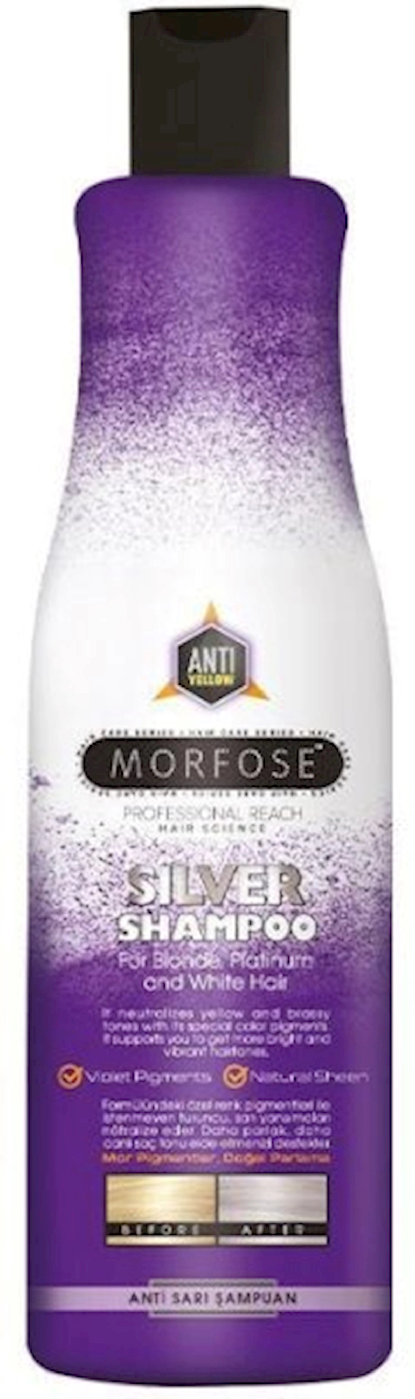 Tonlayıcı şampun Morfose Silver 500 ml