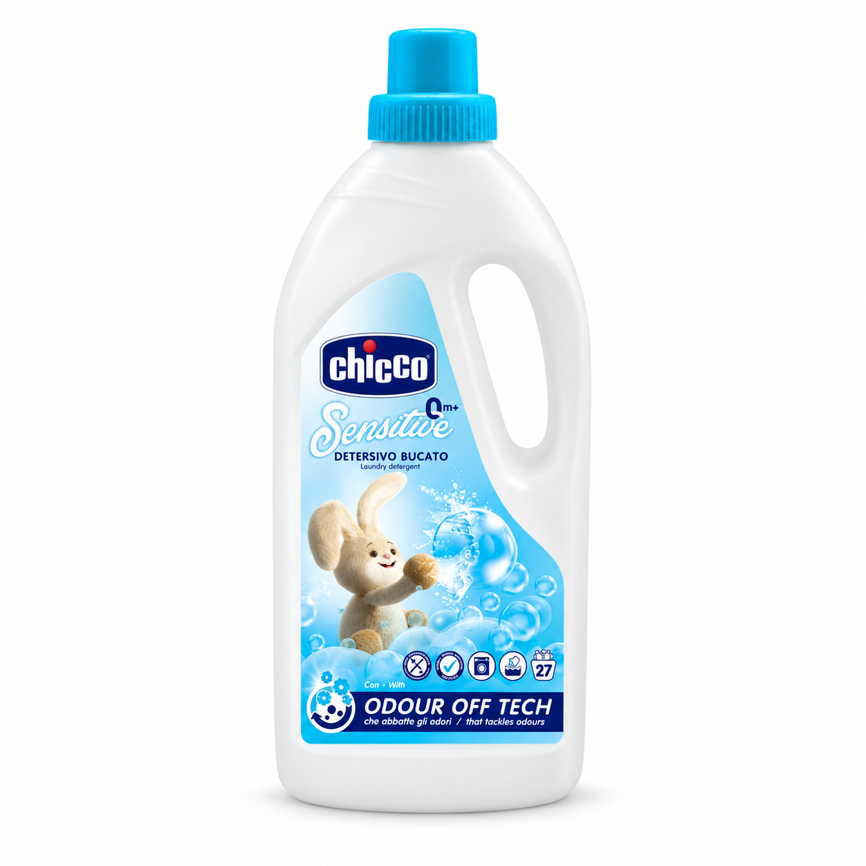 Uşaq çarşafını təmizləmək üçün vasitə Chicco Laundry Detergent 1.5 l