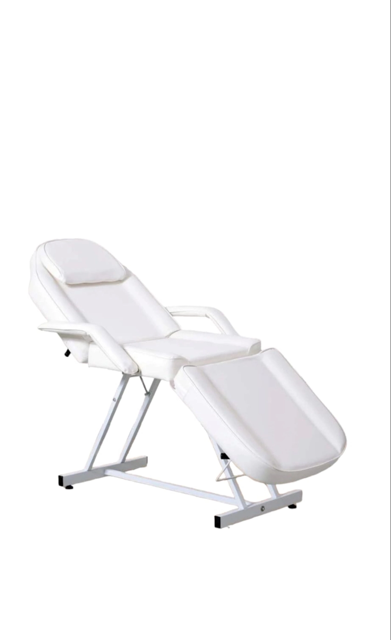 Kosmetoloq masası EFM-0160, 180х60х60 sm, süni dəri, ağ