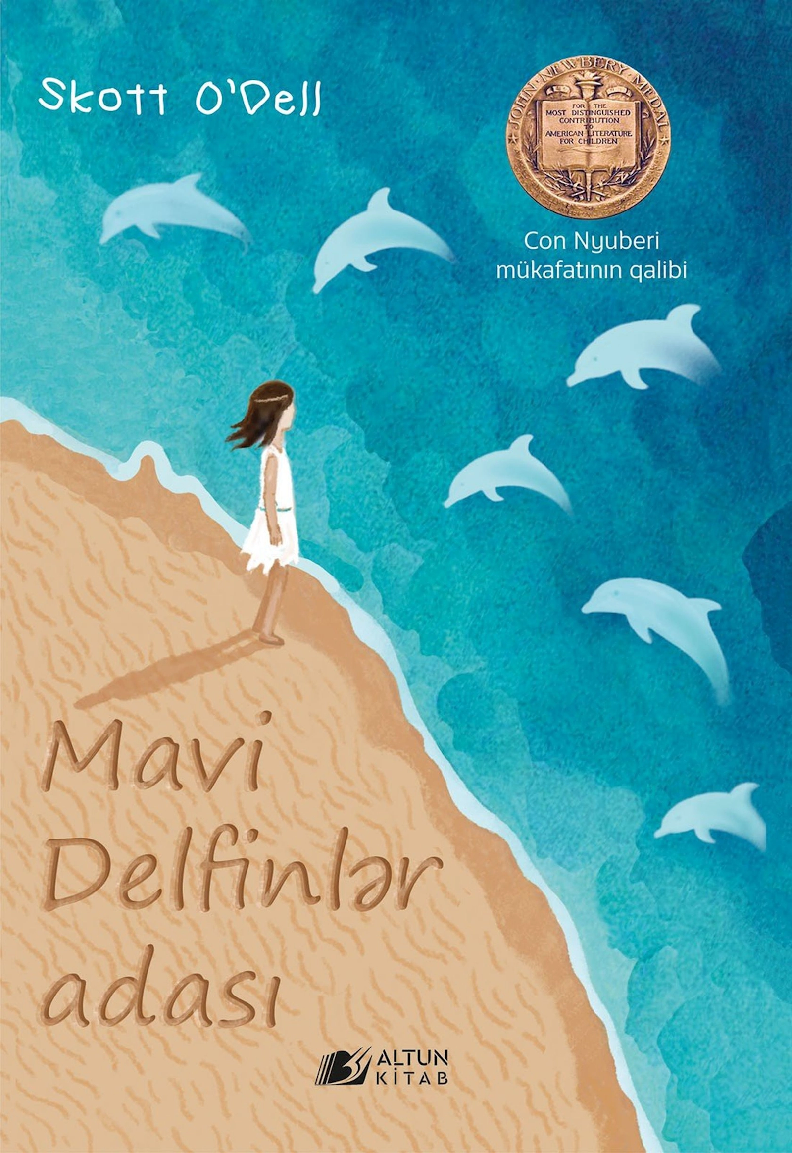 Kitab Altun Kitab Mavi Delfinlər adası, müəllif Skott O`Dell, 10+ yaş, 176 səh