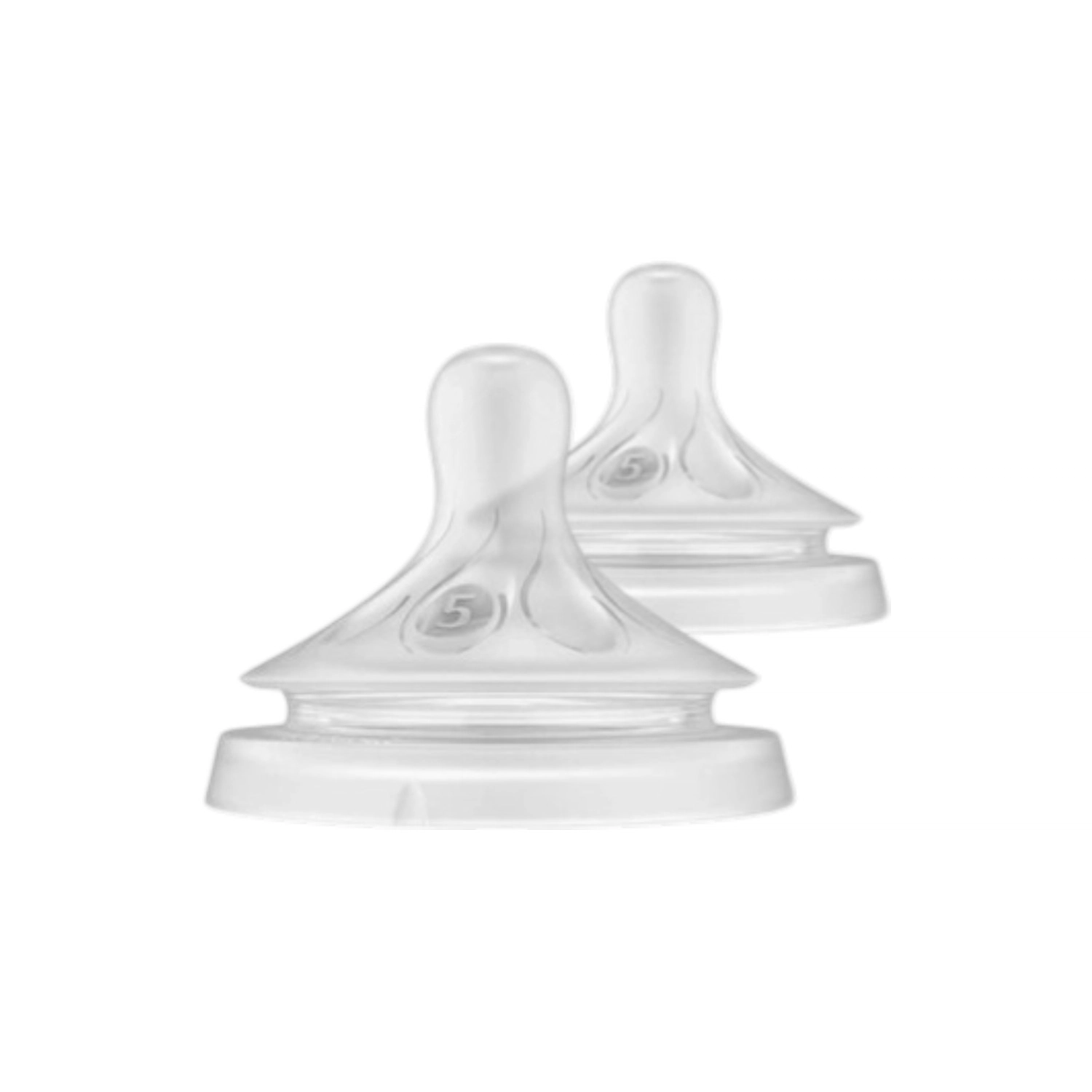 Qidalanma üçün əmzik Philips Avent SCY965/02, 6+ ay, 2 əd, şəffaf