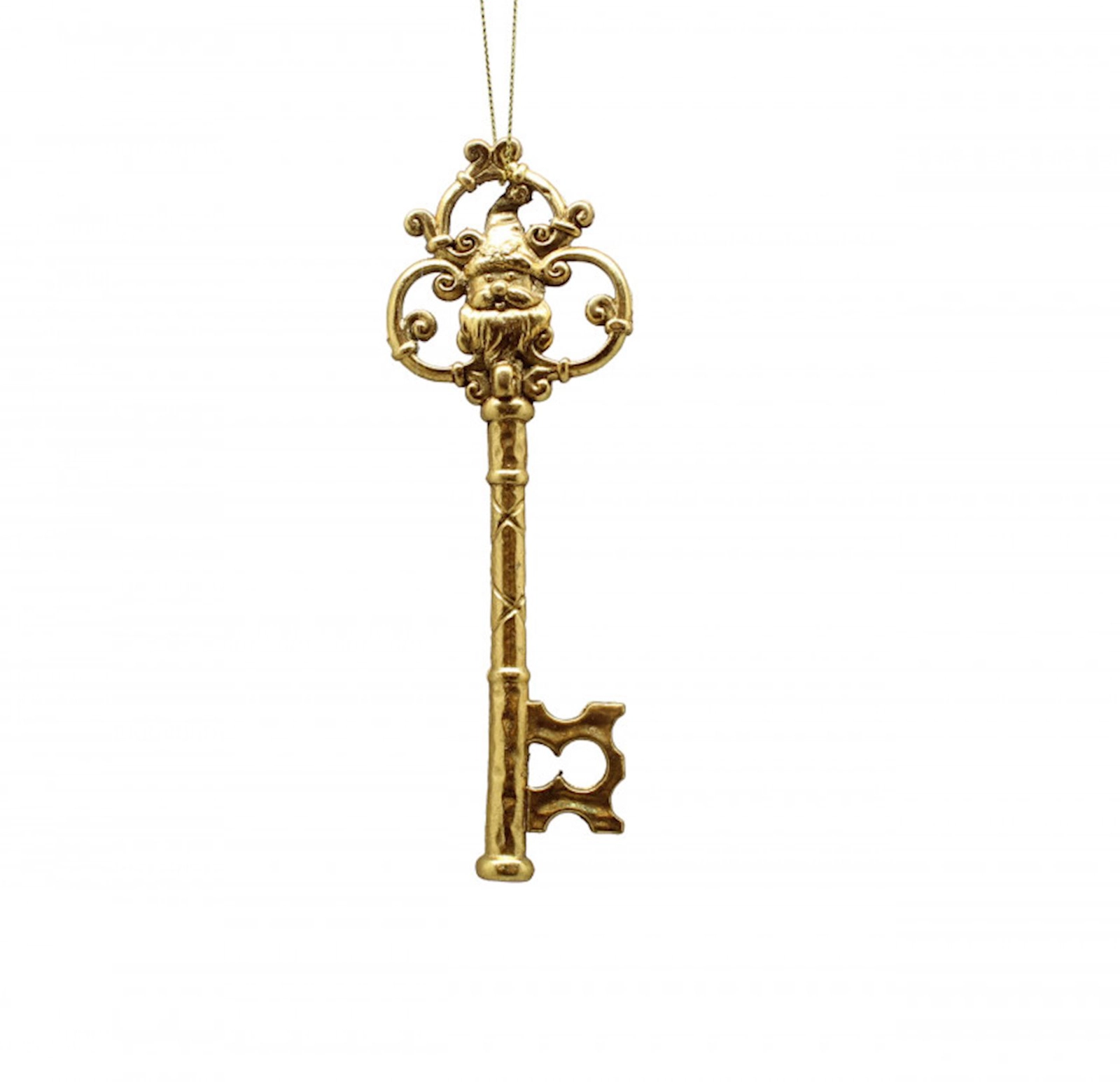 Şam ağacı oyuncağı Elle Gift NDM-1416 Açar, poliresin, 5x1.5x14.5 sm, qızılı