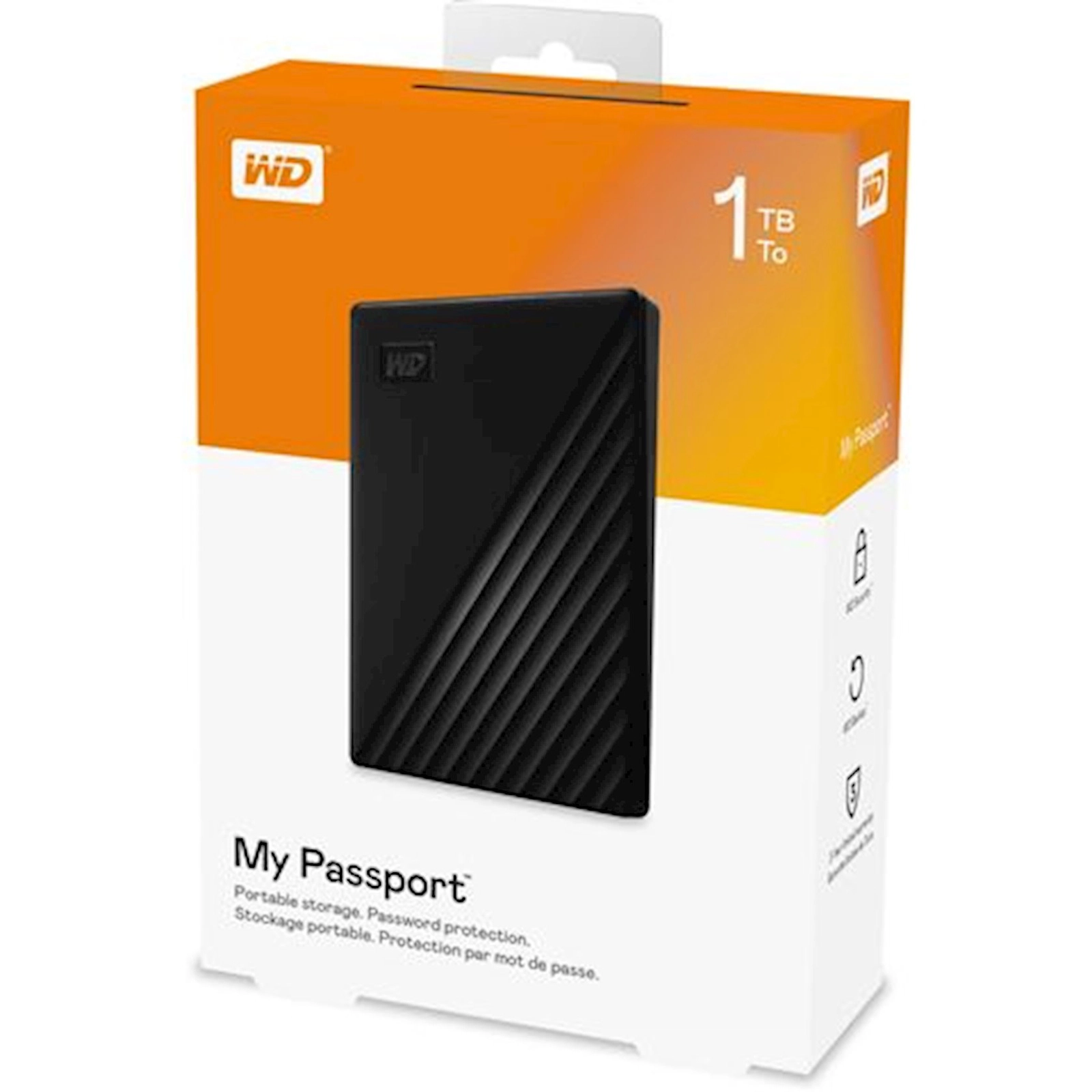 Xarici sərt disk WD My Passport 1 TB 2.5 Black
