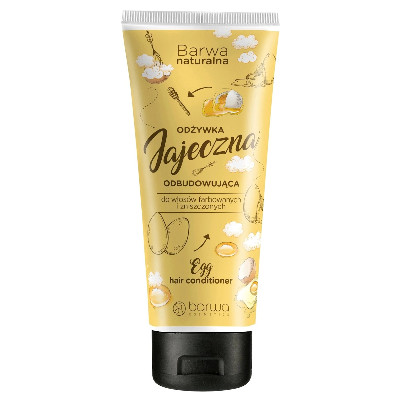 Kondisioner Barwa Cosmetics Natural Boyanmış və zədələnmiş saçlar üçün 200 ml