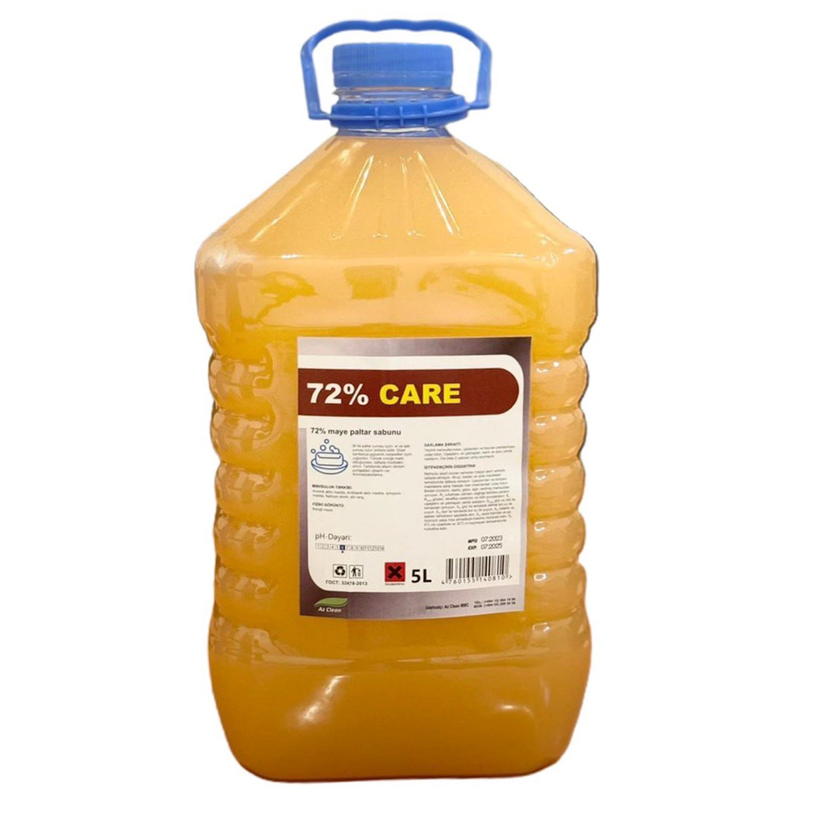Maye məişət sabunu Az Clean Care, 72%, 5 l