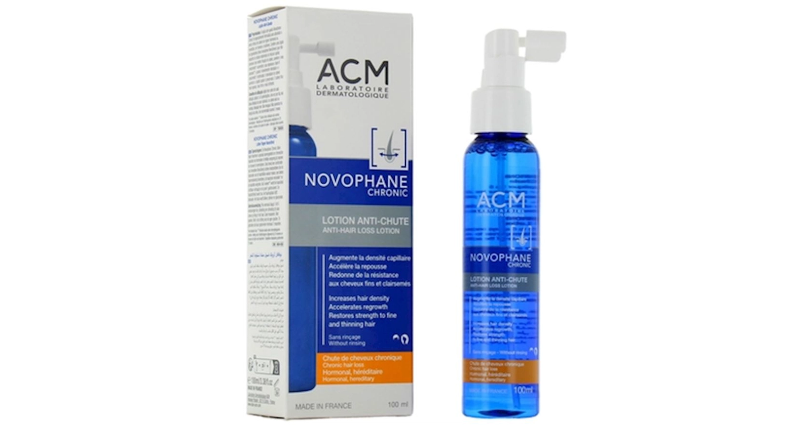 Saç tökülməsinə qarşı losyon ACM Novophane Chronic 100 ml