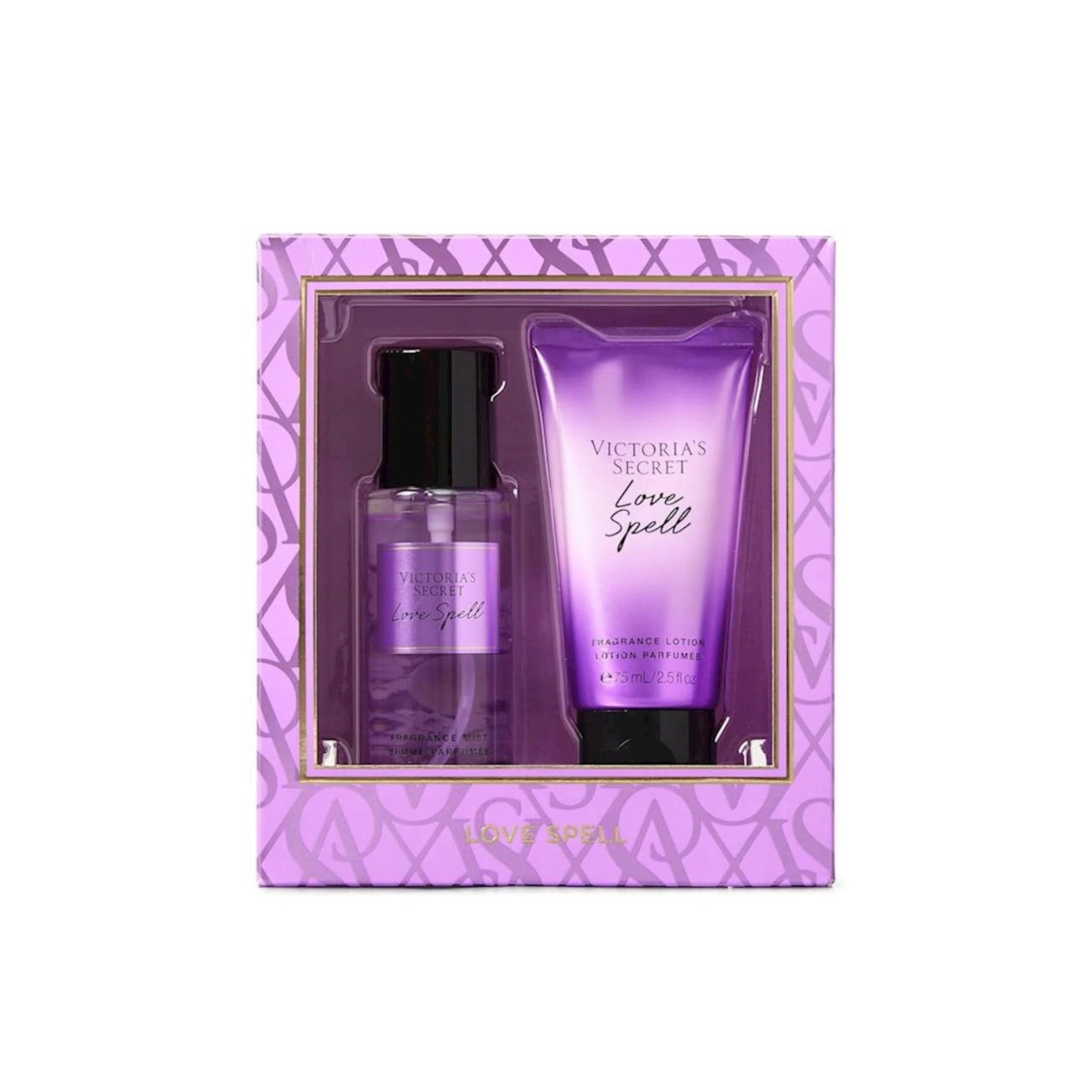 Kosmetik hədiyyə dəsti Victoria's Secret Love Spell (mist 75 ml + losyon 75 ml)