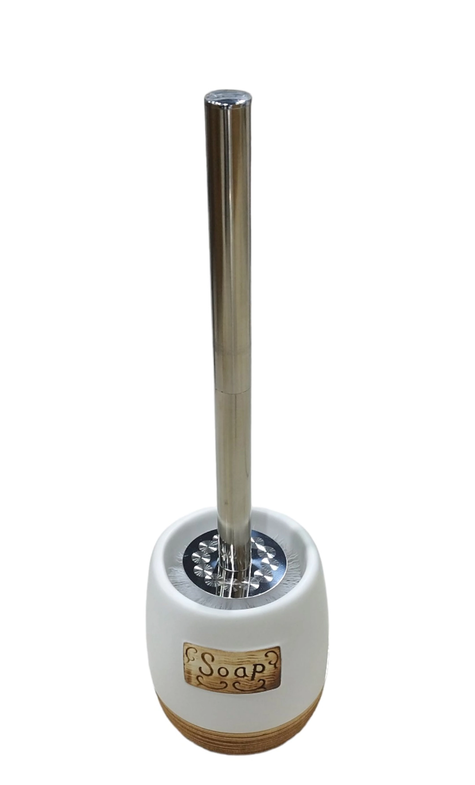 Unitaz üçün fırça HomeStore 9U4, keramika, ağ, 37x10 sm
