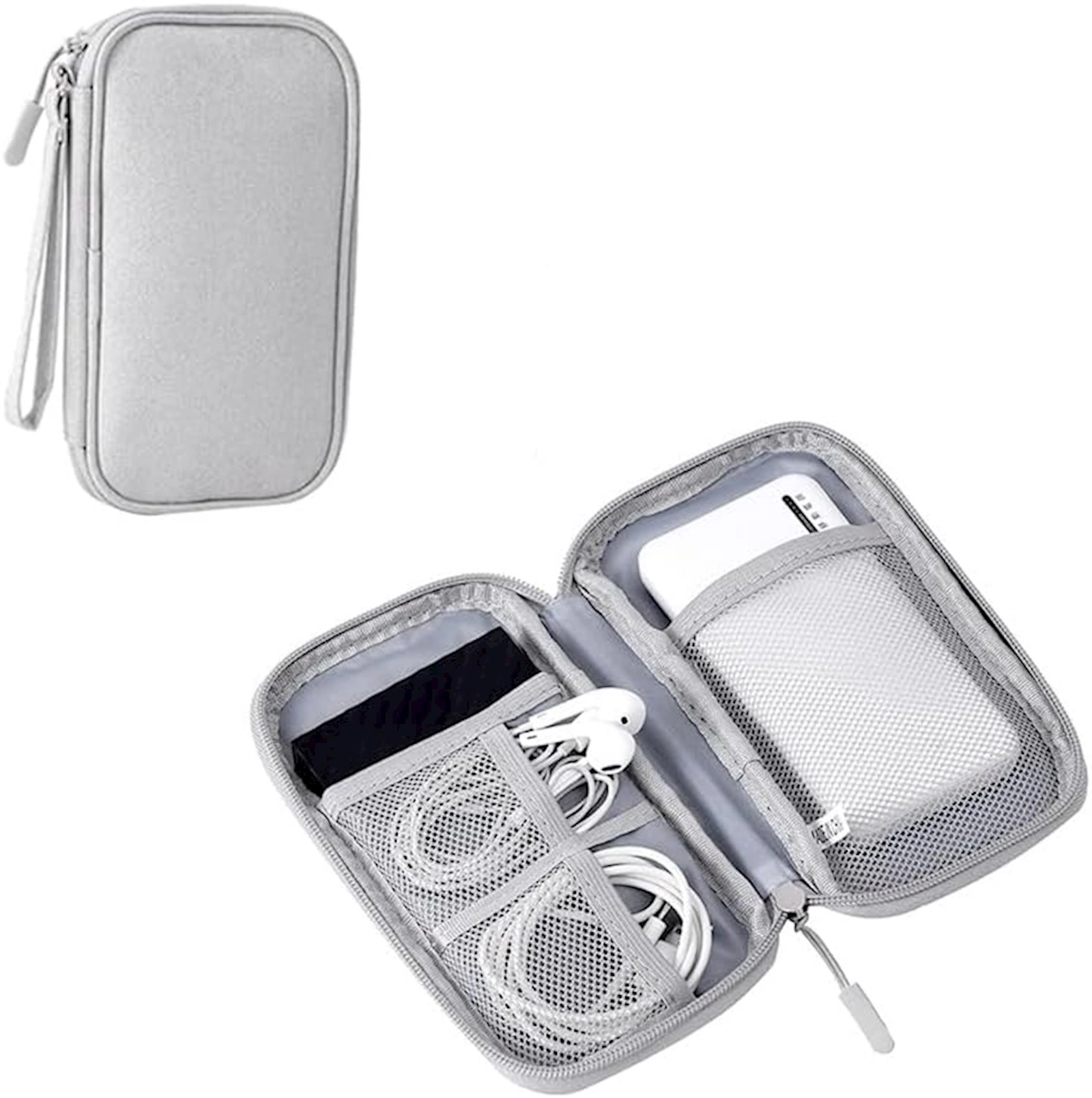 Səyahət üçün orqanayzer INM1003 Digital Storage Bag, boz