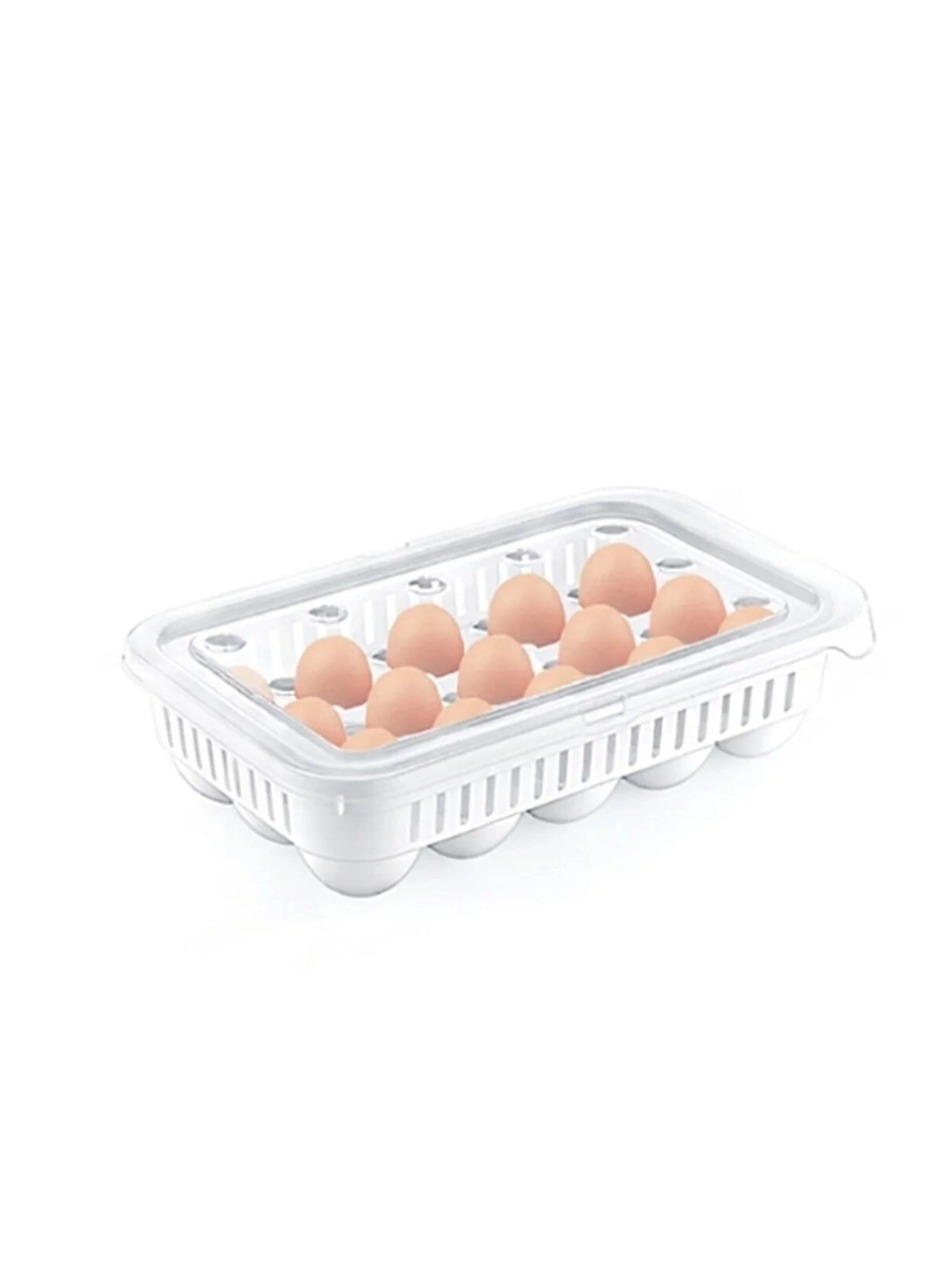 Yumurta saxlama qabı NH-Y15, 15 yer, 28x18 sm