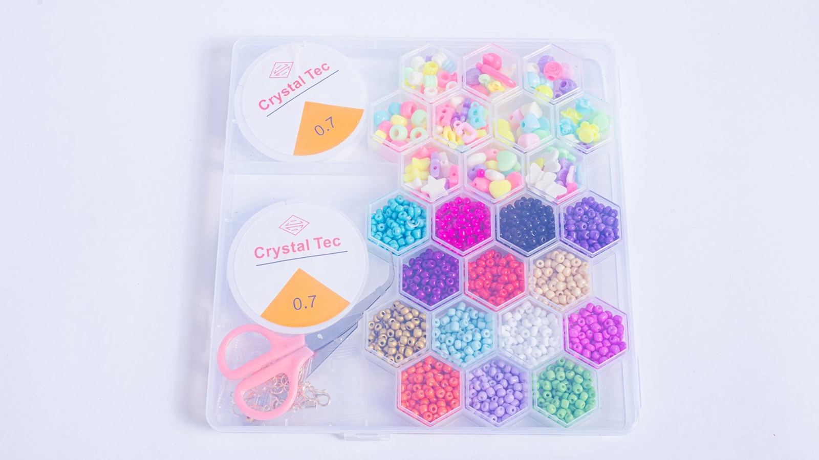 Bəzəklərin hazırlanması üçün dəst Crystal Tec, 20х20 sm, rəngbərəng