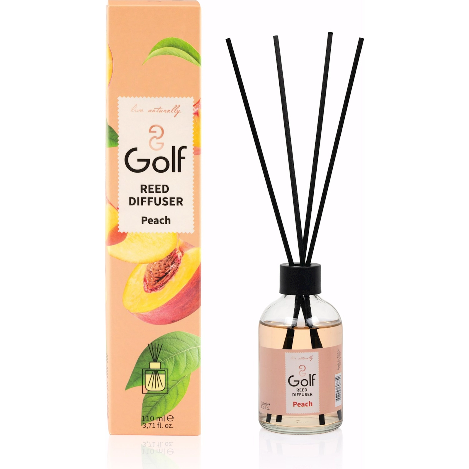Aromatik diffuzor Golf Reed Diffuser Peach 110 ml