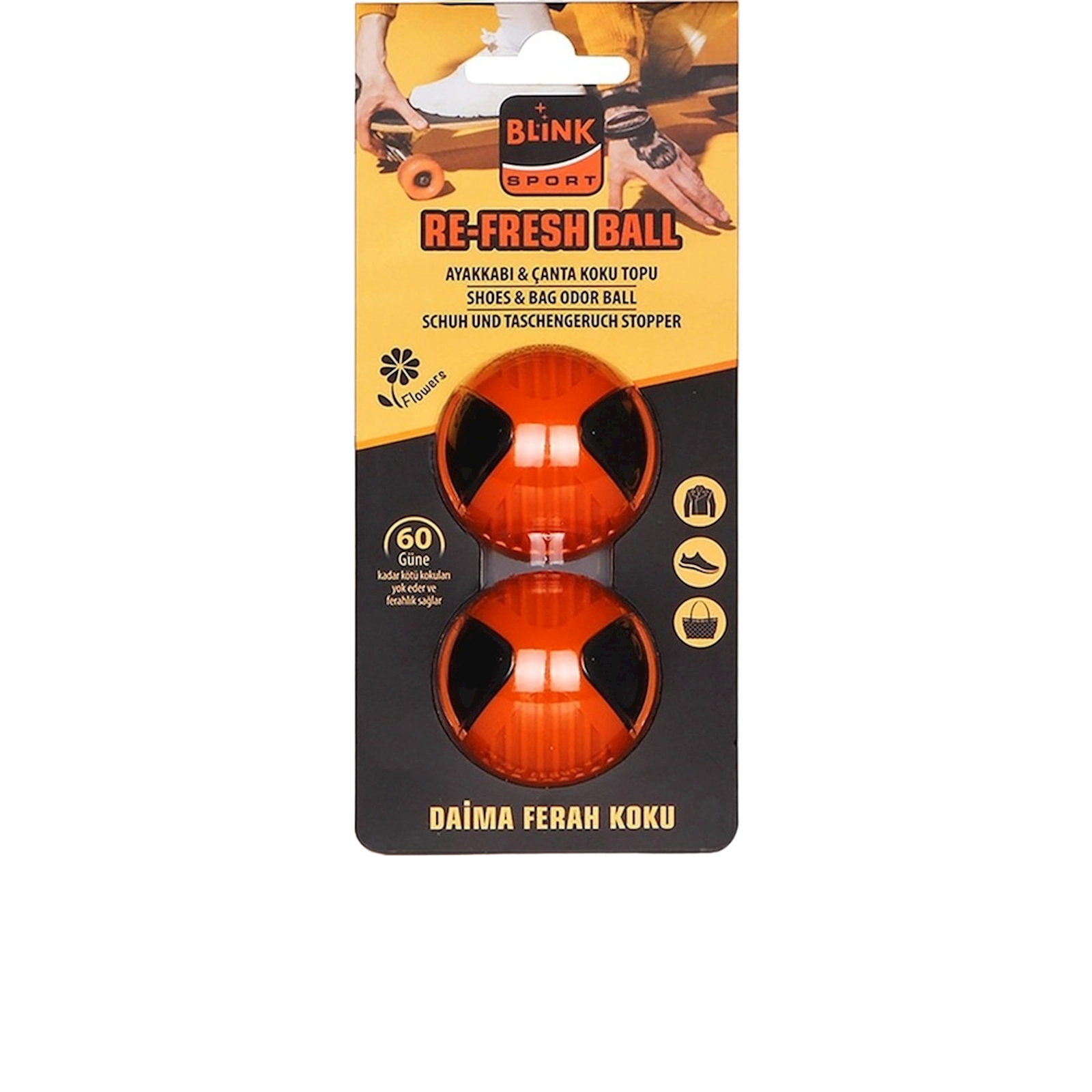 Ayaqqabı və çanta üçün aromatlaşdırıcı toplar Blink B-8930