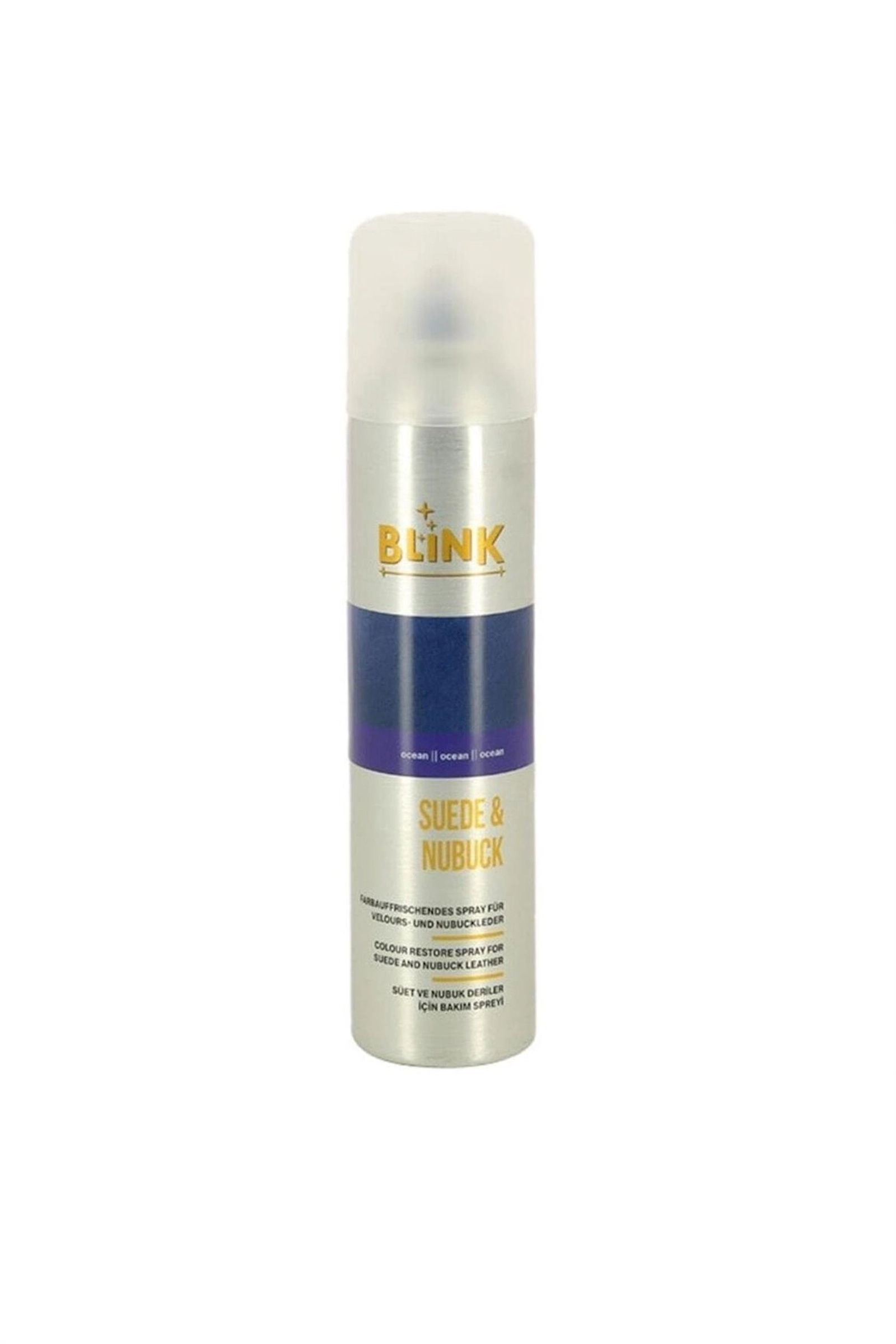 Ayaqqabı üçün sprey-boya Blink Suet Nubuk B-8410, göy, 250 ml