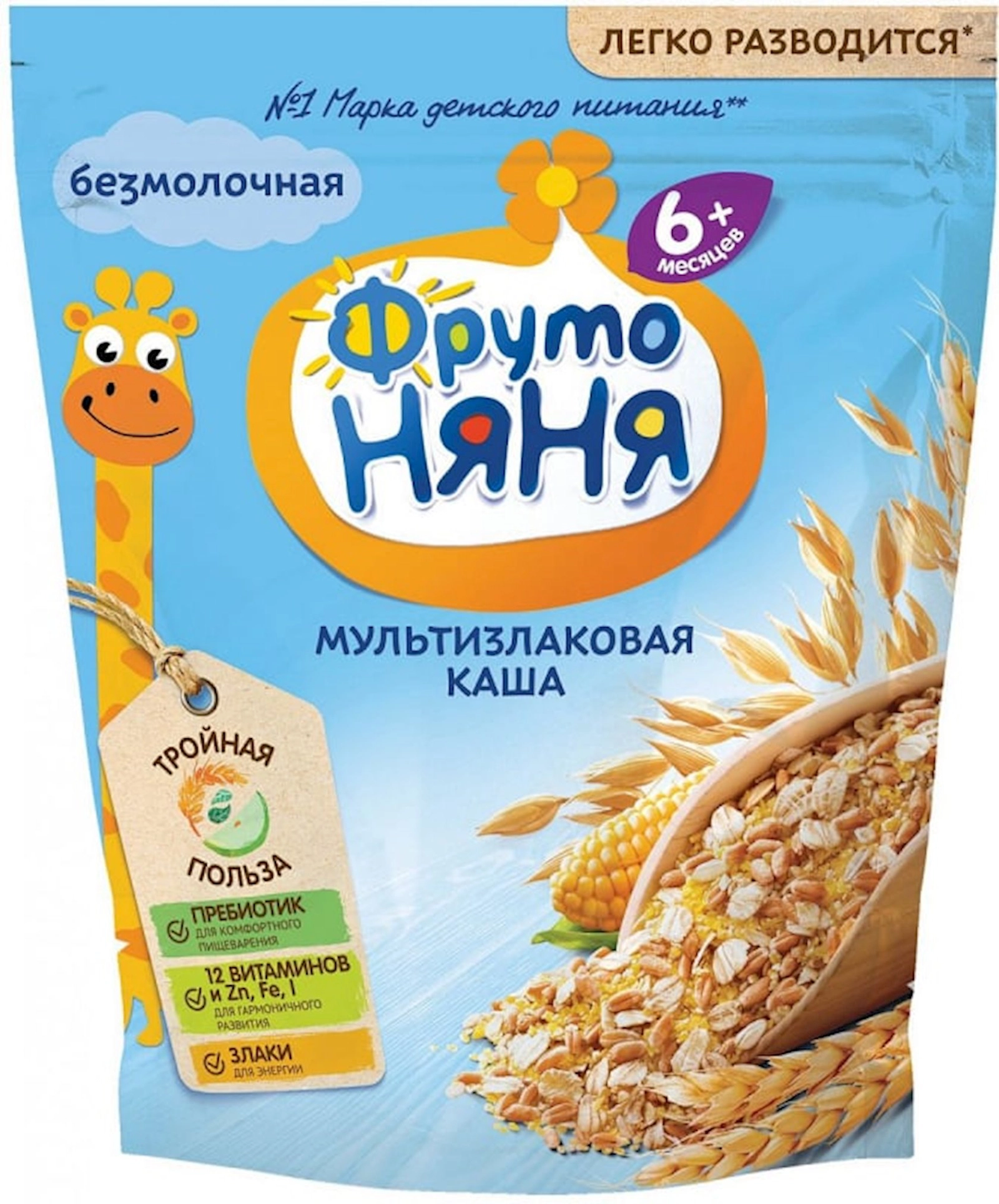 Südsüz multitaxıllı sıyıq ФрутоНяня, 6+ ay, 200 q