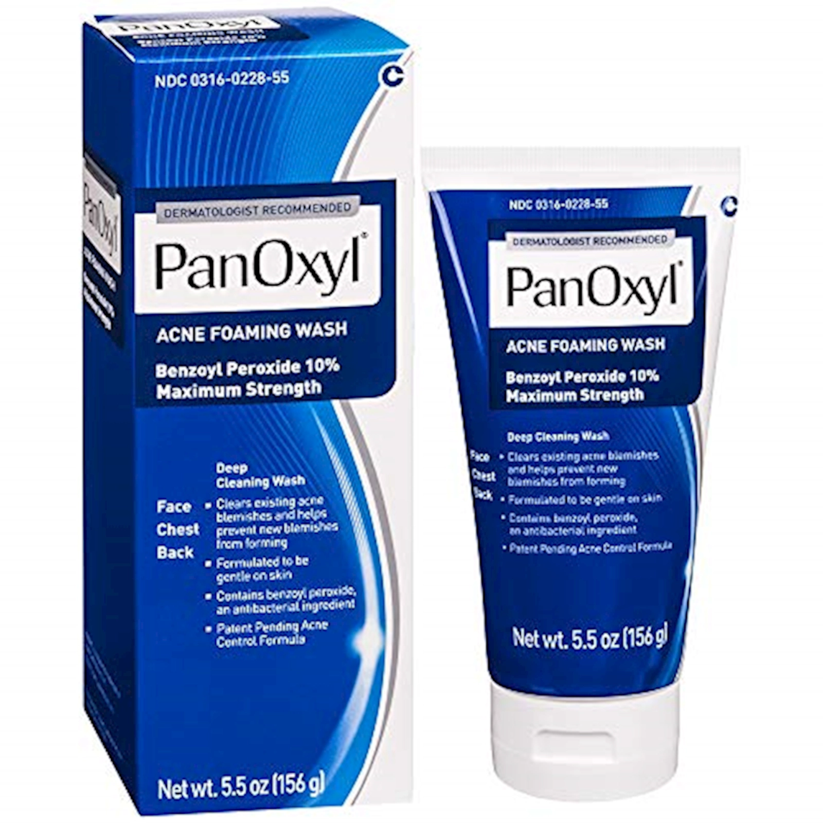 Yuyunma üçün köpük PanOxyl Acne 156 q