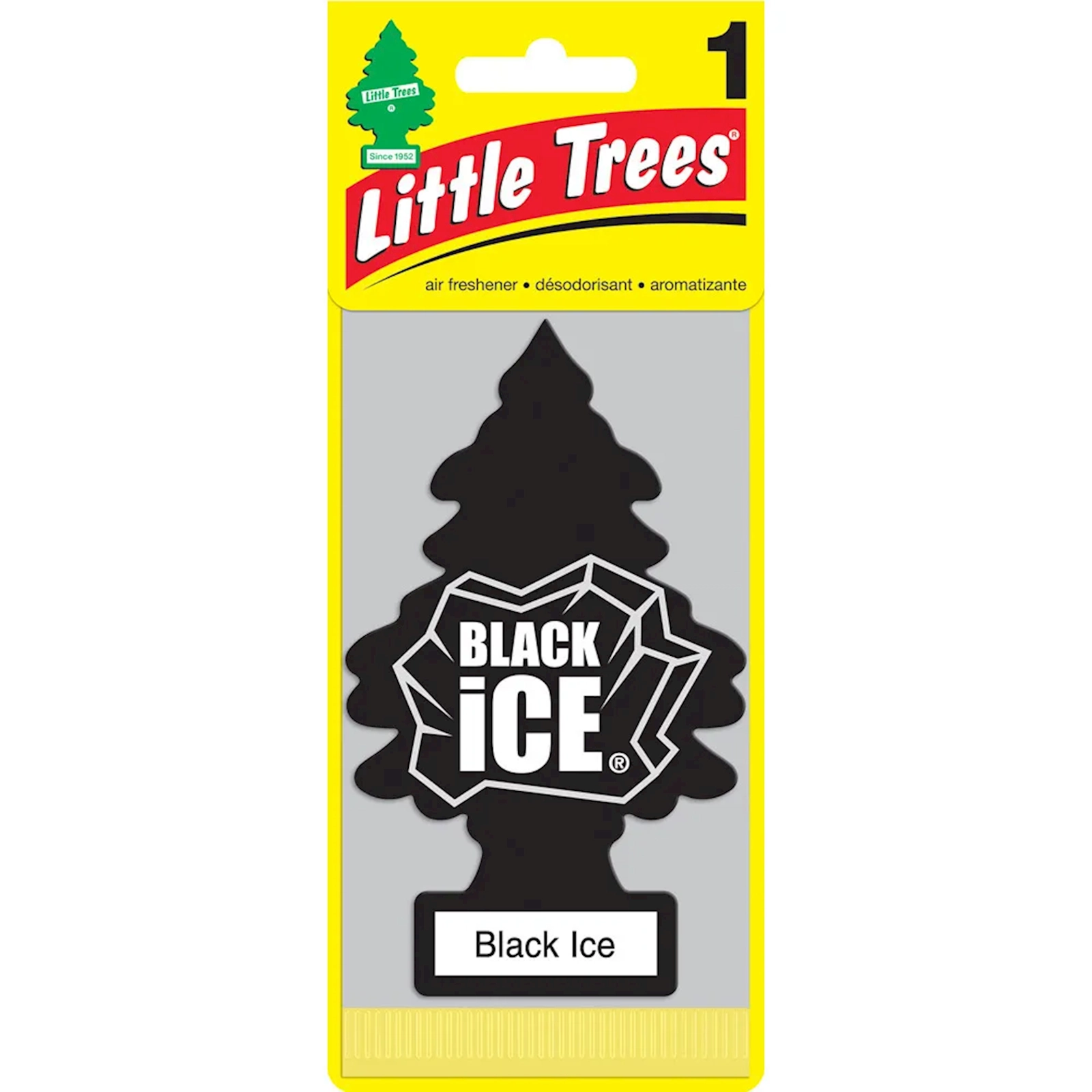 Avtomobil üçün aromatlaşdırıcı Little Trees Black Ice, 1 əd