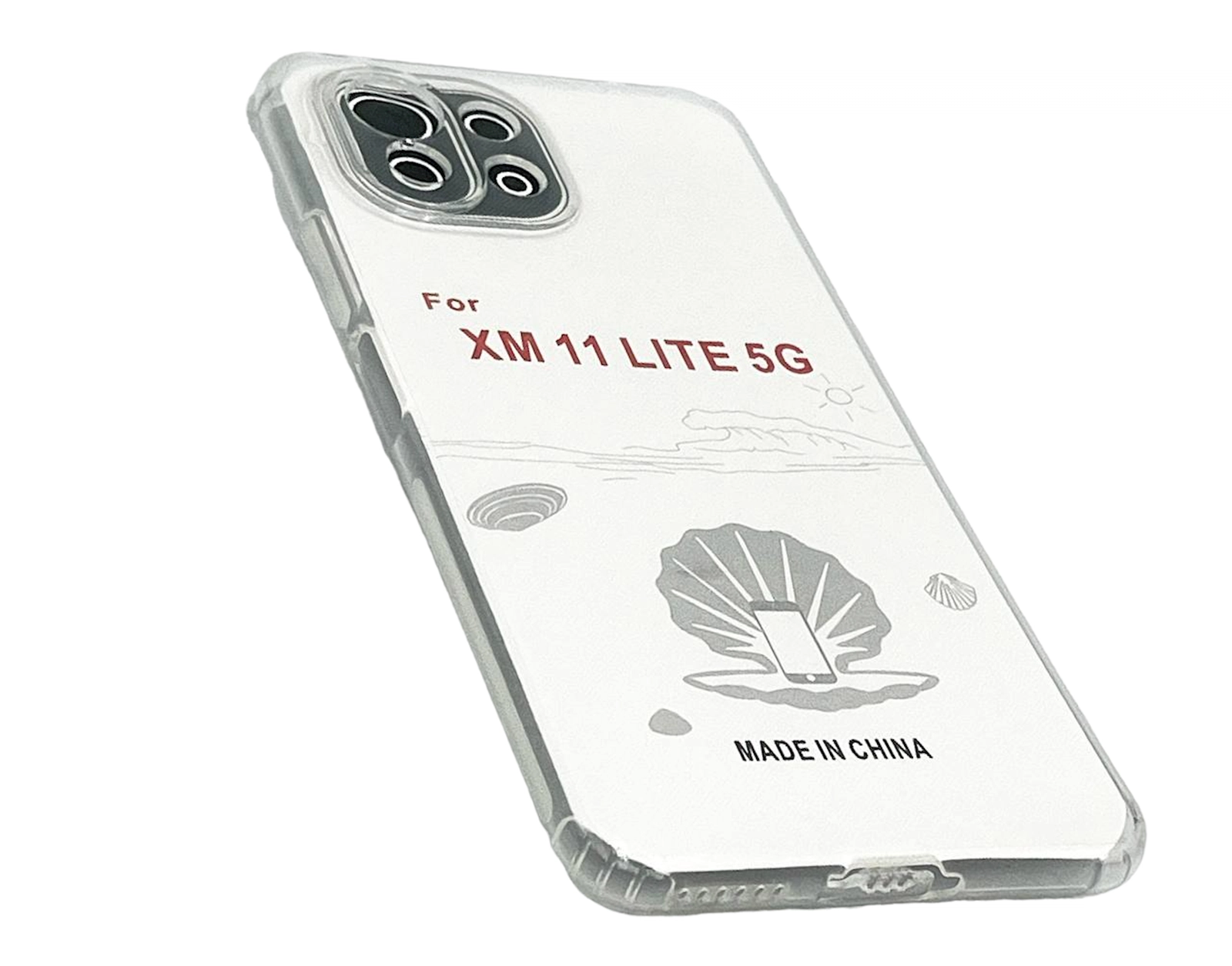Çexol SS802 Xiaomi 11 Lite 5G üçün Şəffaf