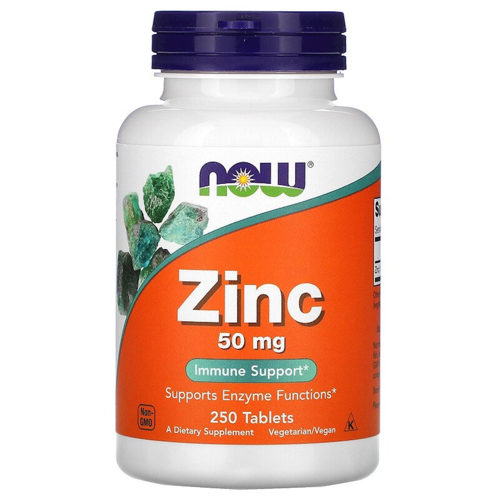 Minerallar Now Foods Zinc 50 mg, 250 ədəd